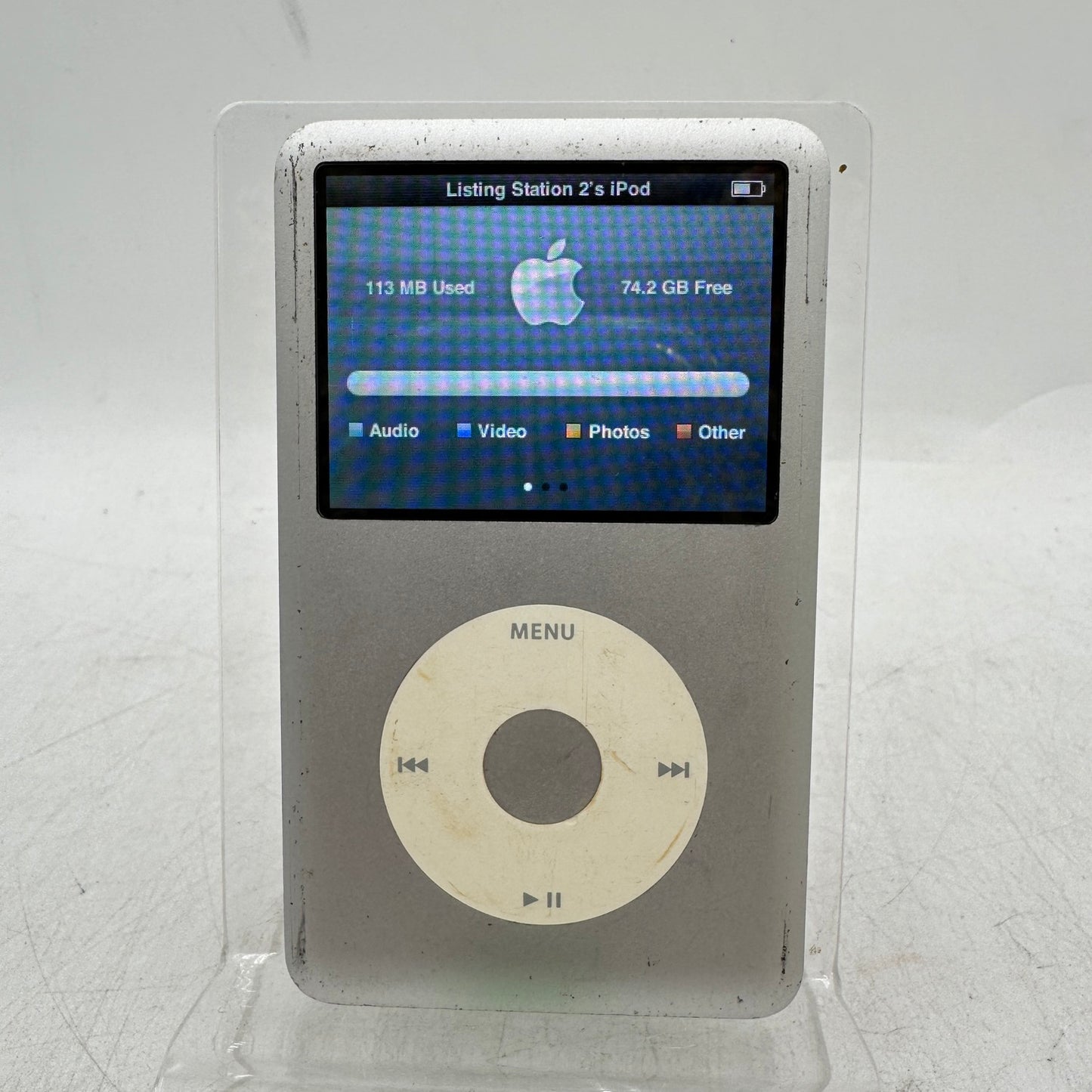 Apple iPod Classic 6th Gen 80GB Silver A1238