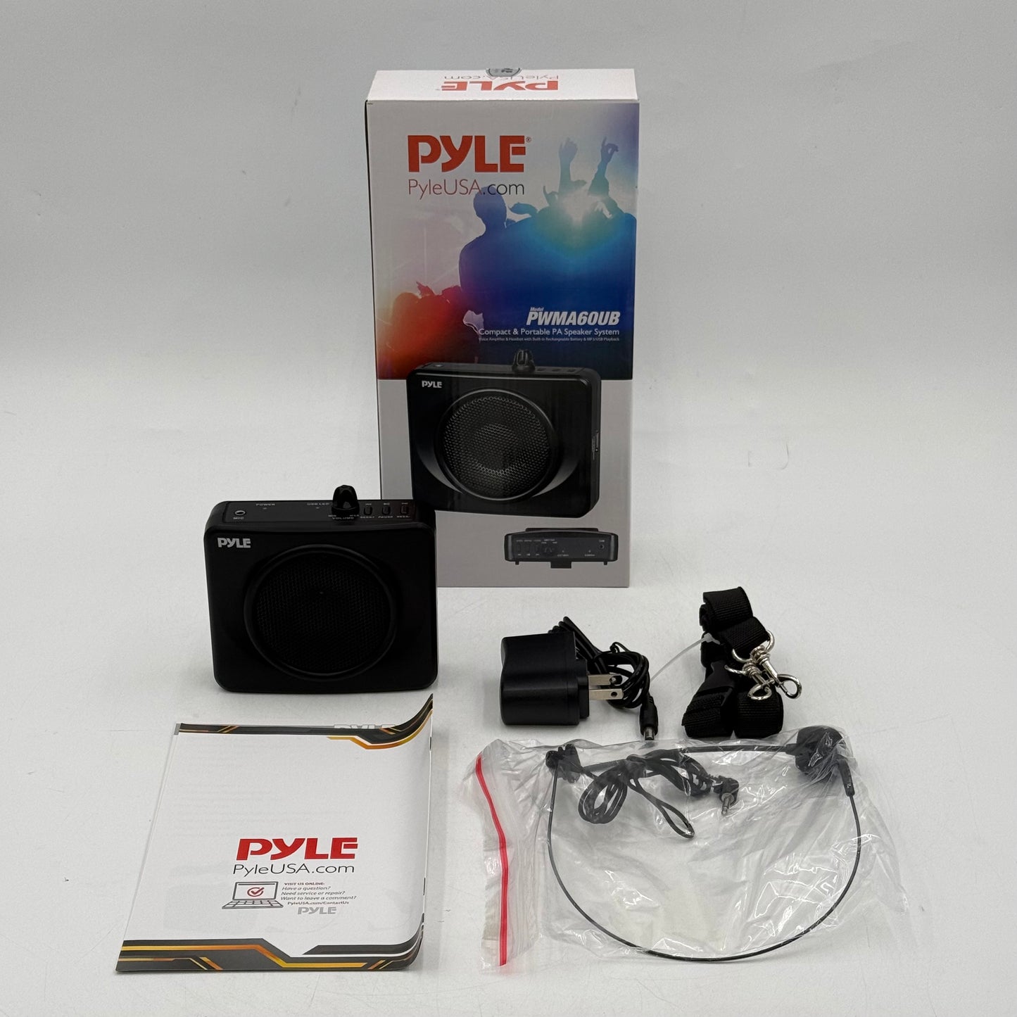 Pyle Compact & Portable PA Speaker System Bluetooth Karaoke Speaker PWMA60UB