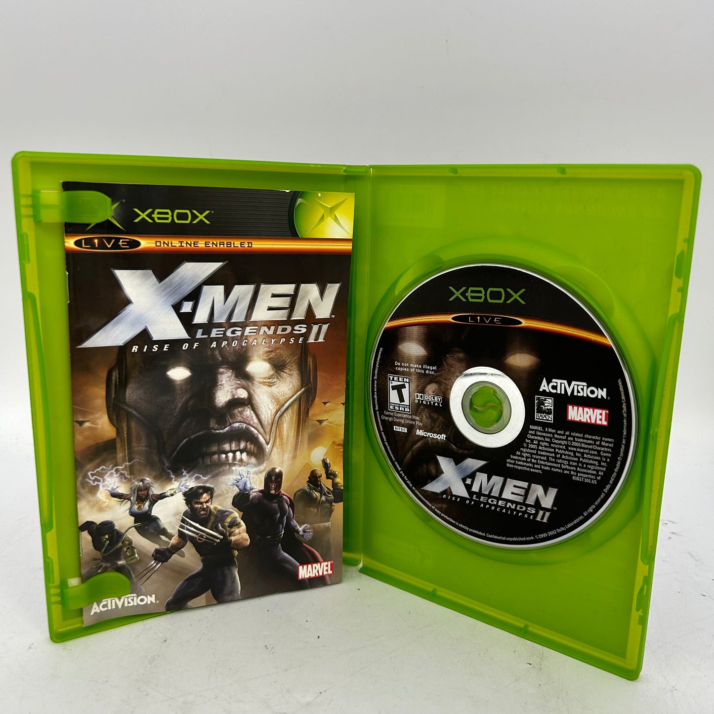 X-MEN Legends II (Microsoft Xbox, 2005)