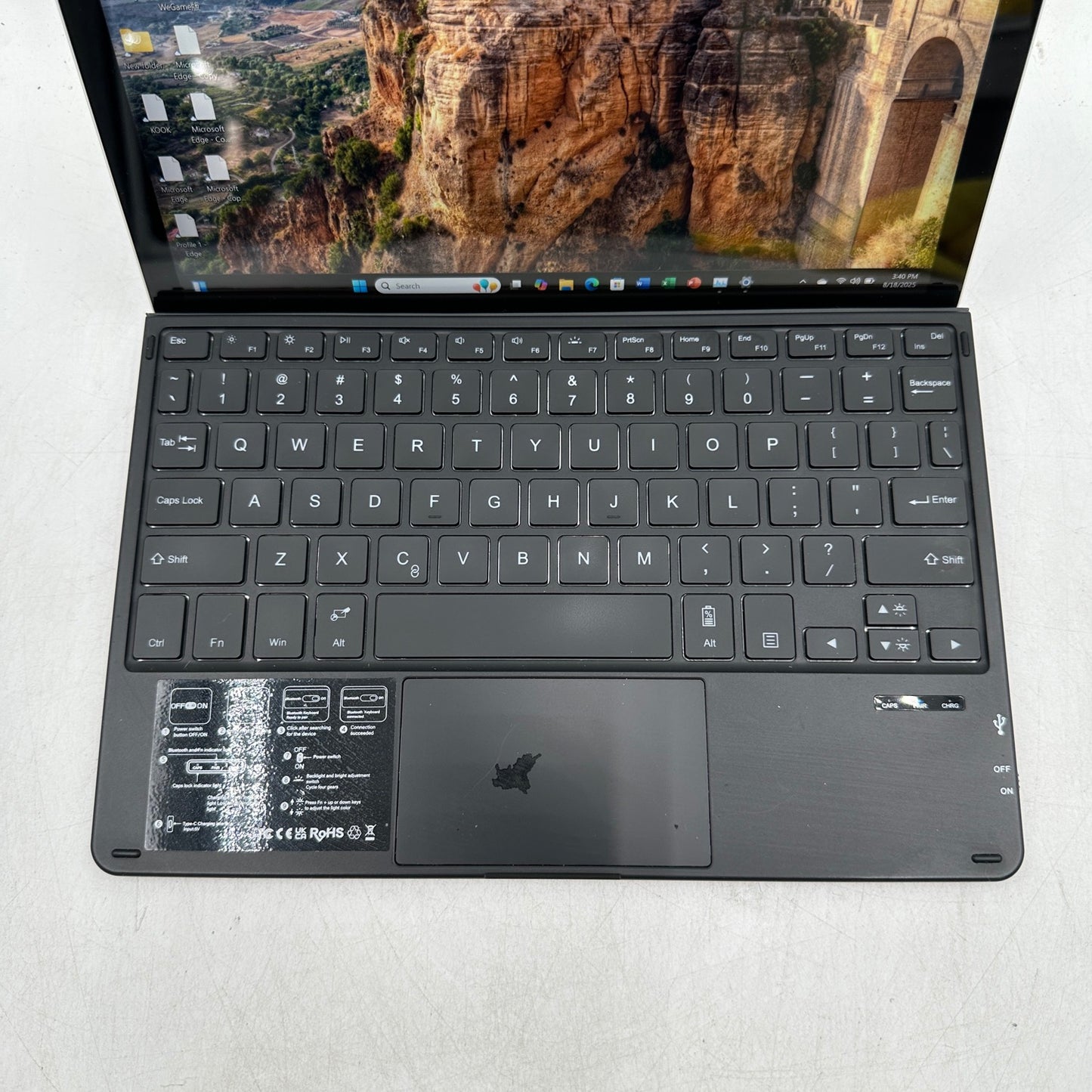 Microsoft Surface Go 2 1901 10.5" Intel Core m3-8100Y 1.1GHz 8GB RAM 128GB SSD