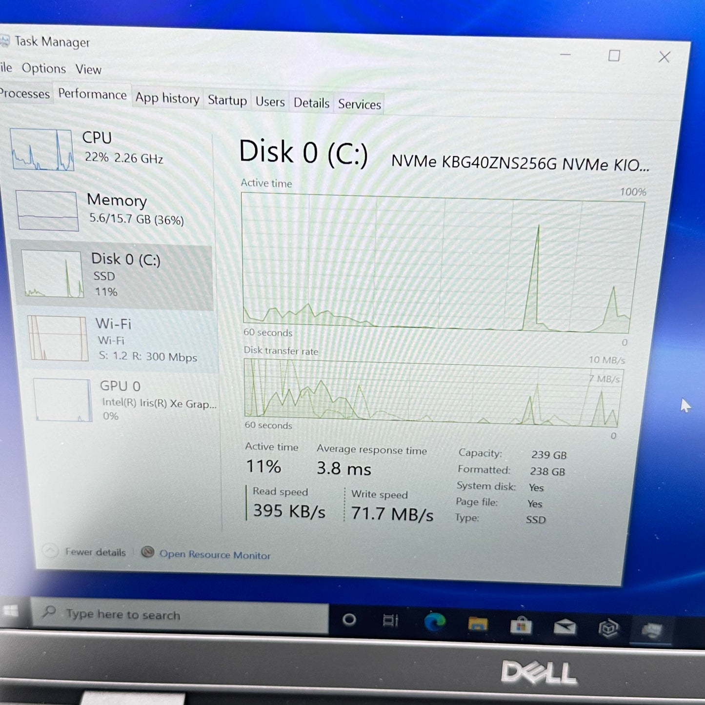 Dell Latitude 3420 14" i5-1135G7 2.4GHz 16GB RAM 256GB SSD Iris Xe W10P