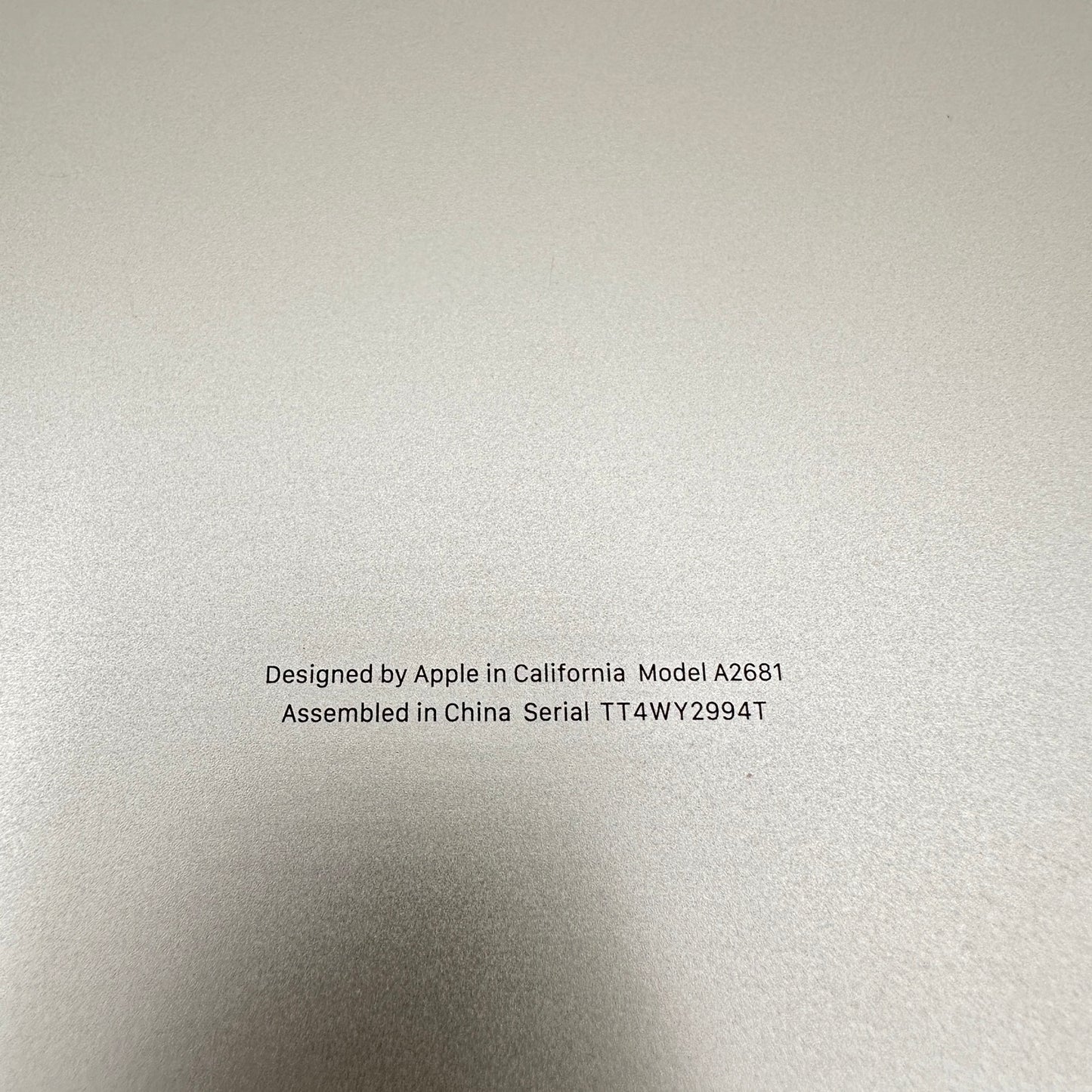 2022 Apple MacBook Air 13.6" M2 8C GPU 3.5GHz 16GB RAM 256GB SSD A2681