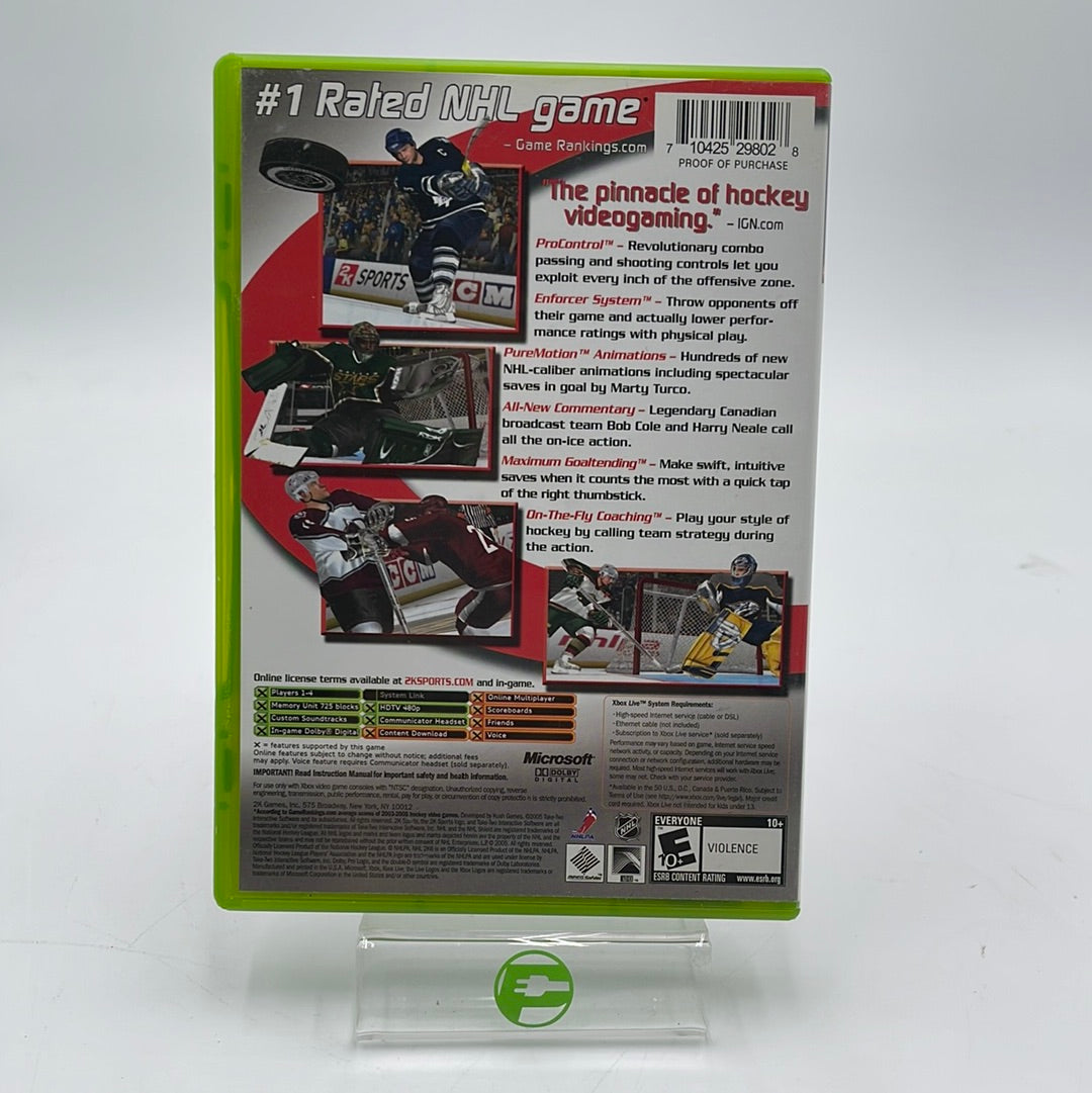 NHL 2K6 (Microsoft Xbox, 2005)