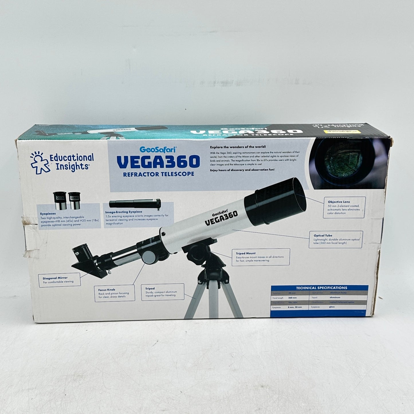 Educational Insights GeoSafari Vega 360 Refractor Telescope E1-5304