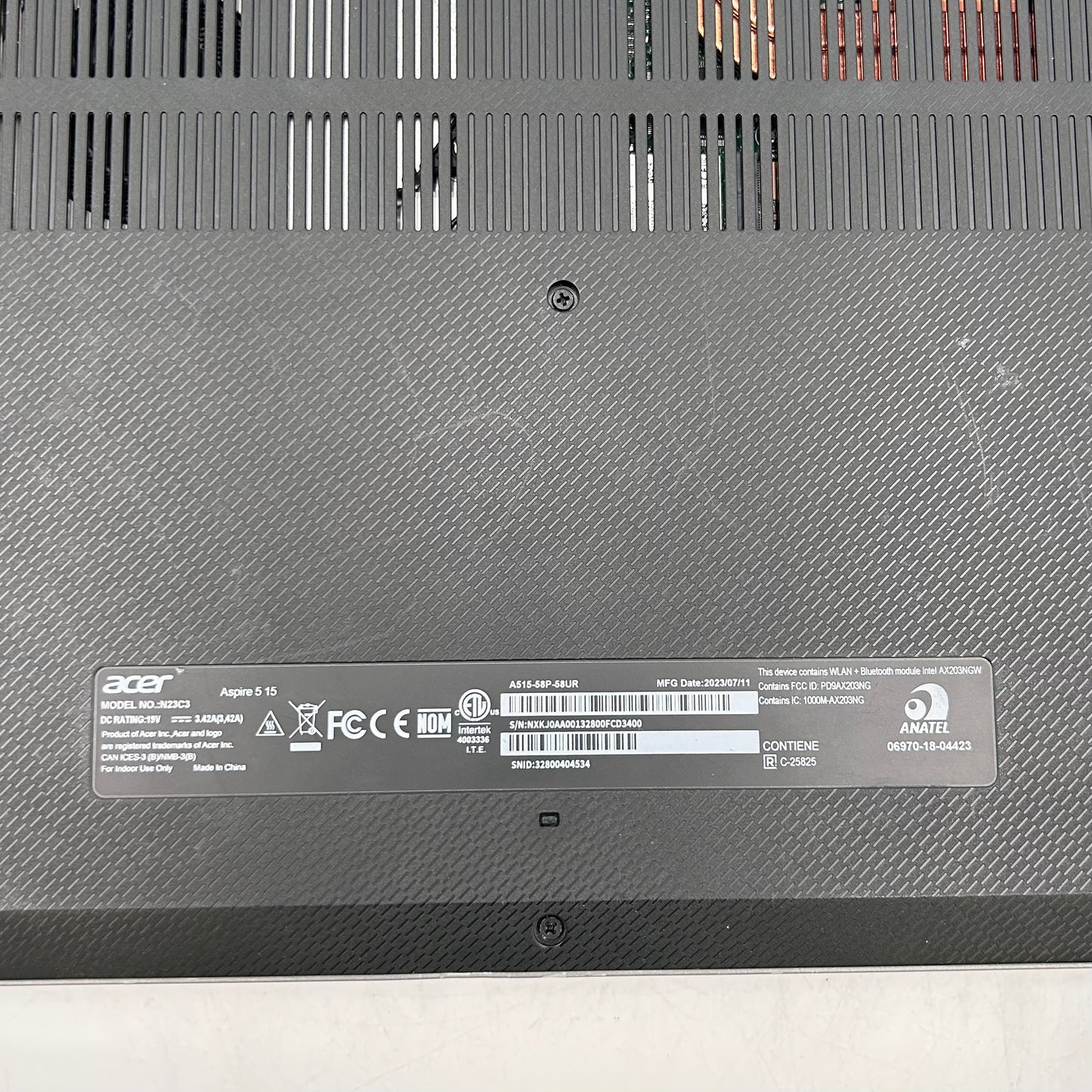 Acer Aspire 5 AN515‑58 15.6" i5-1335U 1.3GHz 8GB RAM 512GB SSD