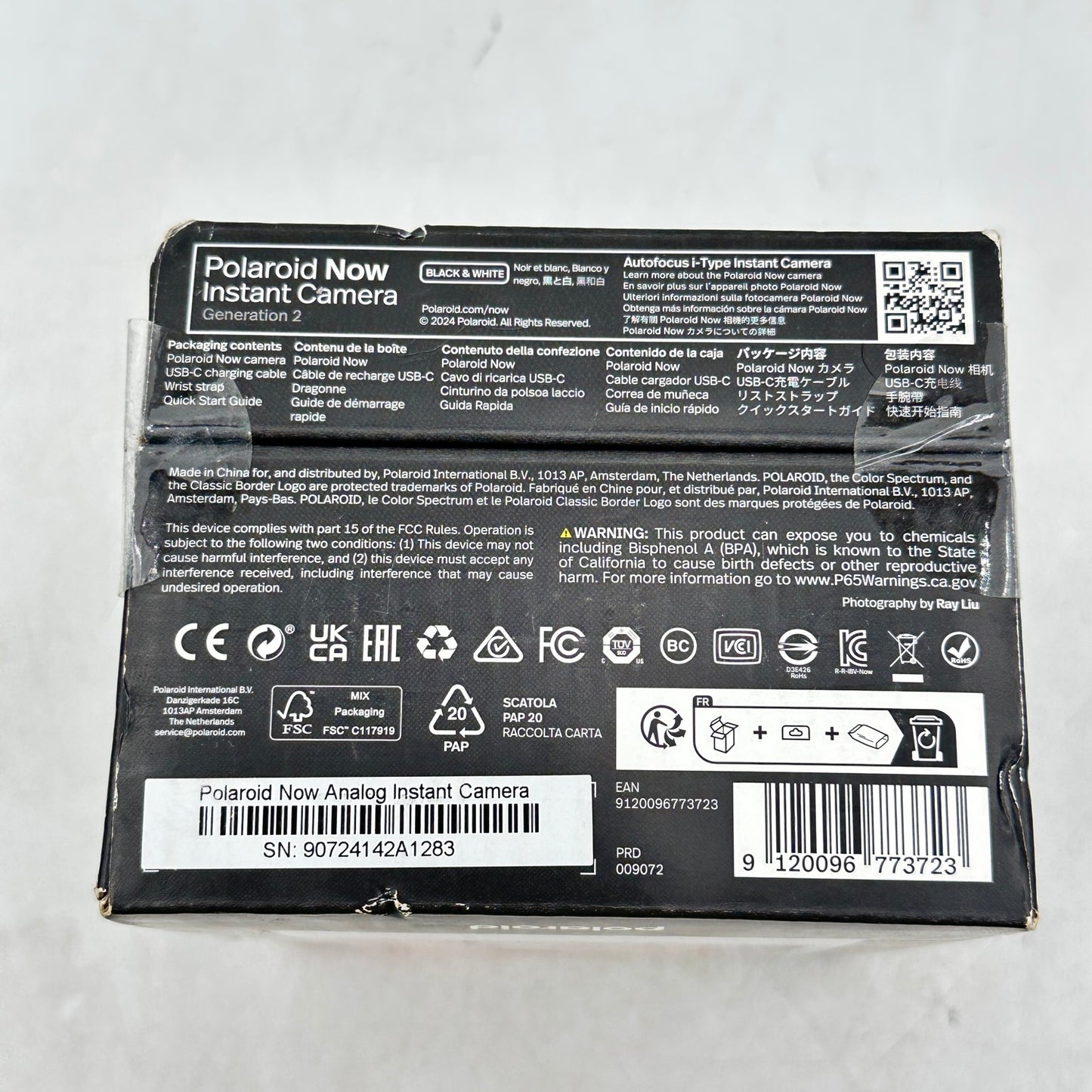 New Polaroid Now Gen 2 I-Type Film Instant Camera 009072