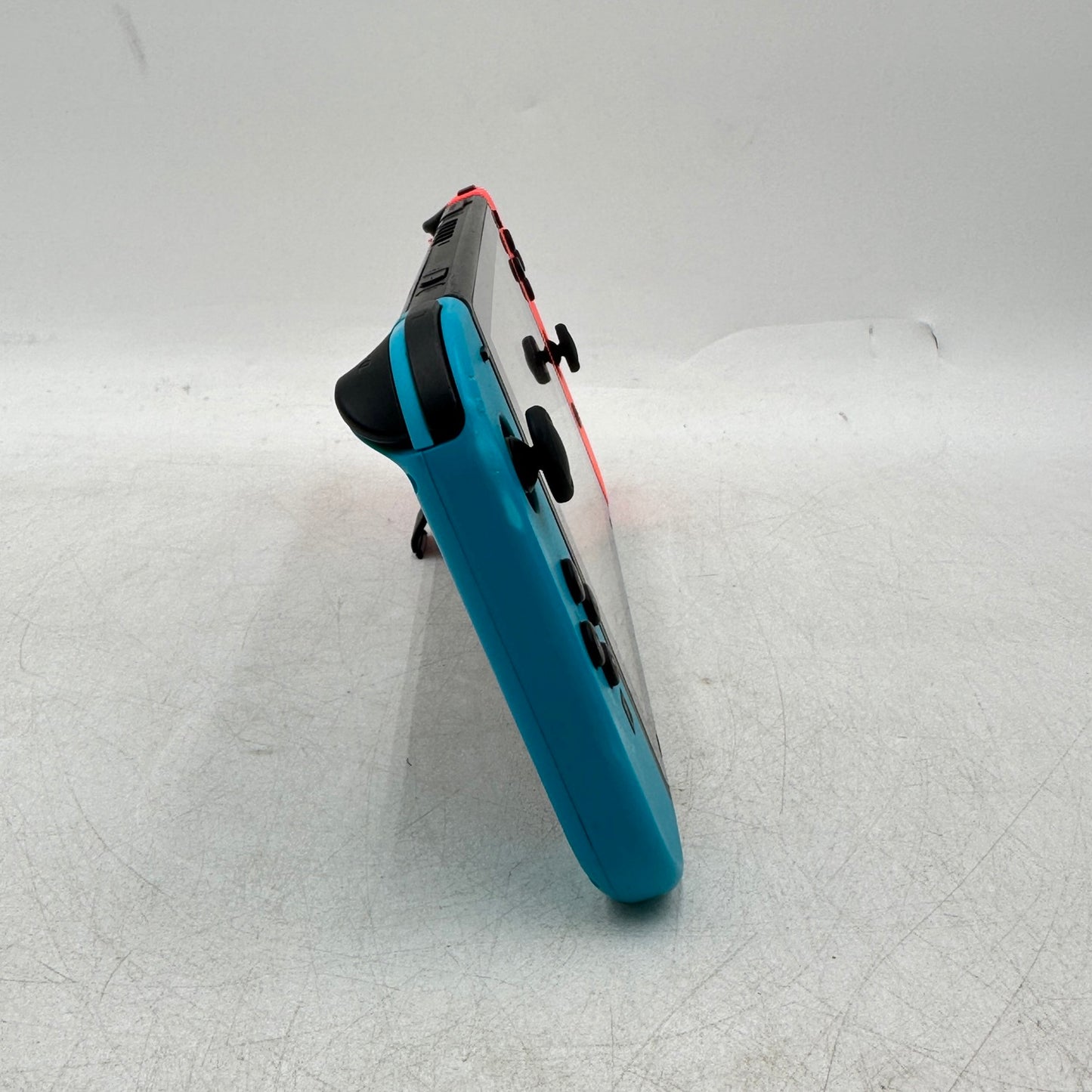 Nintendo Switch v2 HAC-001(-01) Red/Blue Video Game Console Bundle