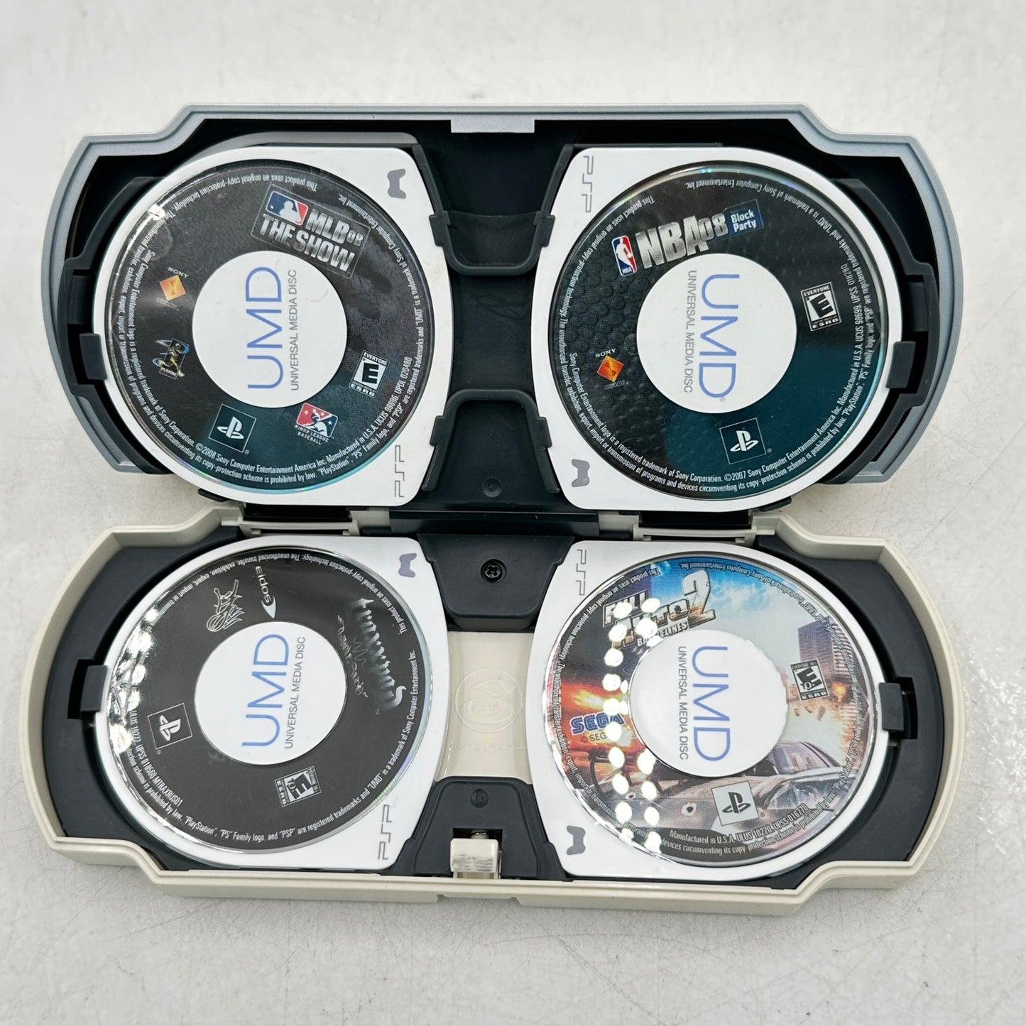 GameStop UMD Case w/ Lot of 7 Sony PlayStation Portable PSP Games