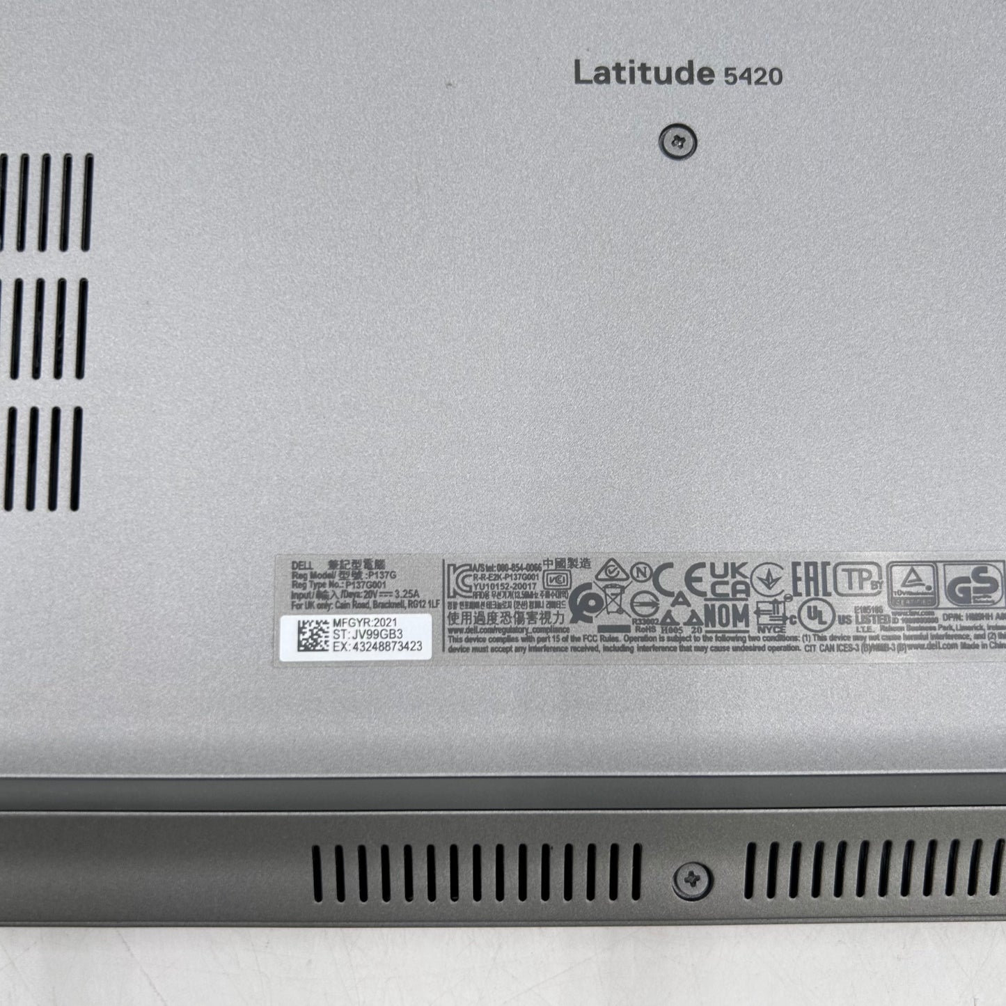 Dell Latitude 5420 14" i5-1145G7 2.6GHz 8GB RAM 256GB SSD