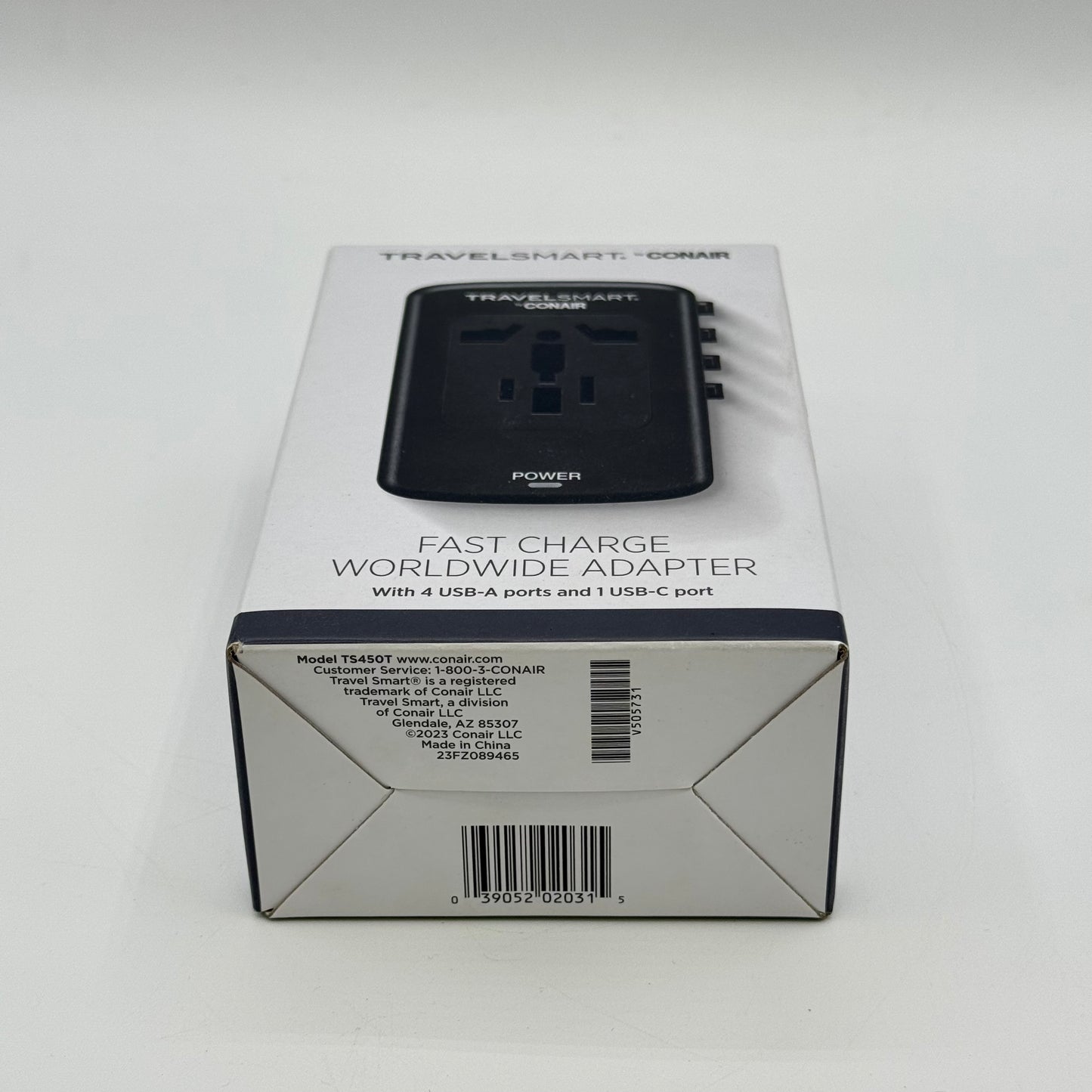 New TravelSmart By Conair Fast Charge Worldwide Adapter TS450T