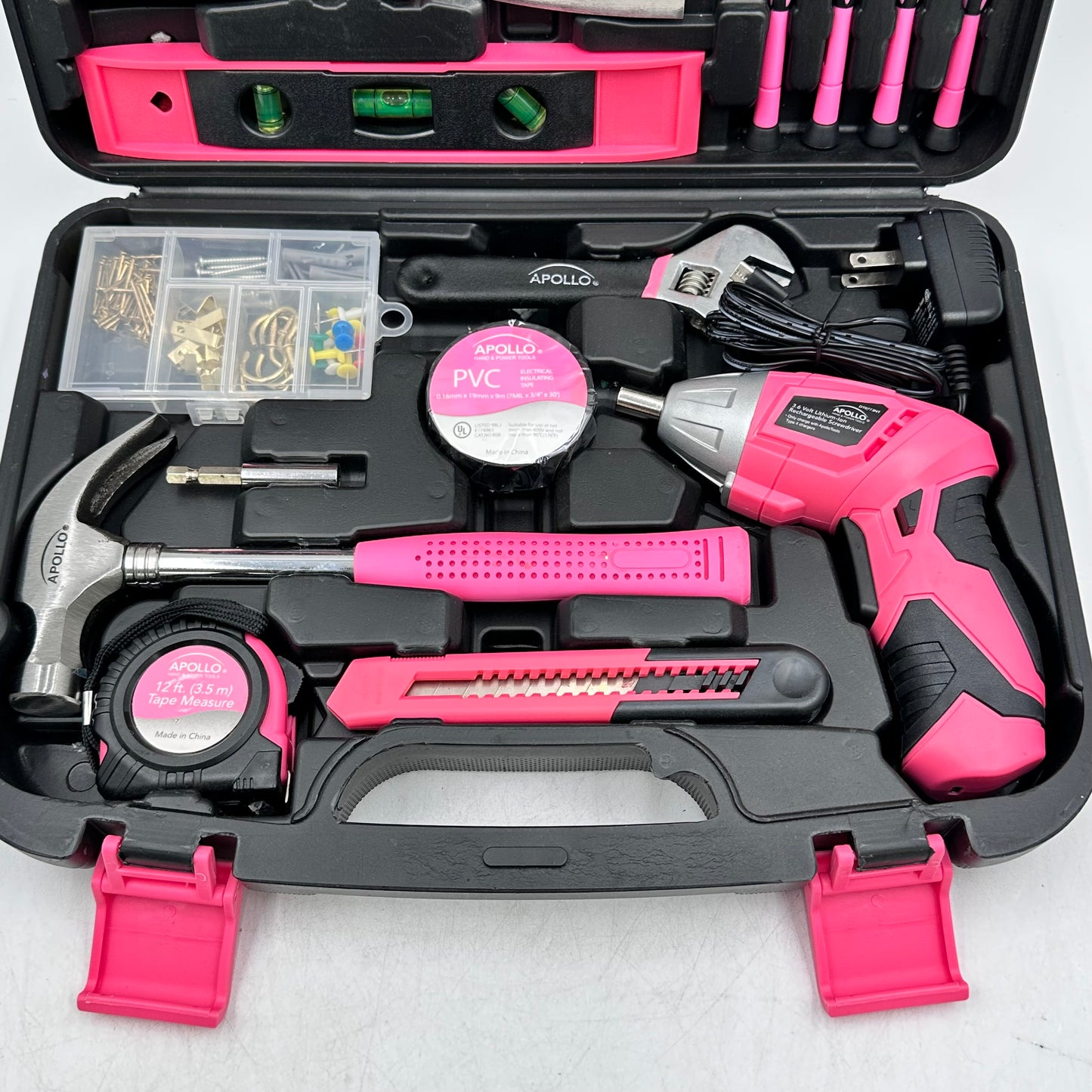New Apollo 135 Piece Household Tool Kit 3.6V Tool Kit
