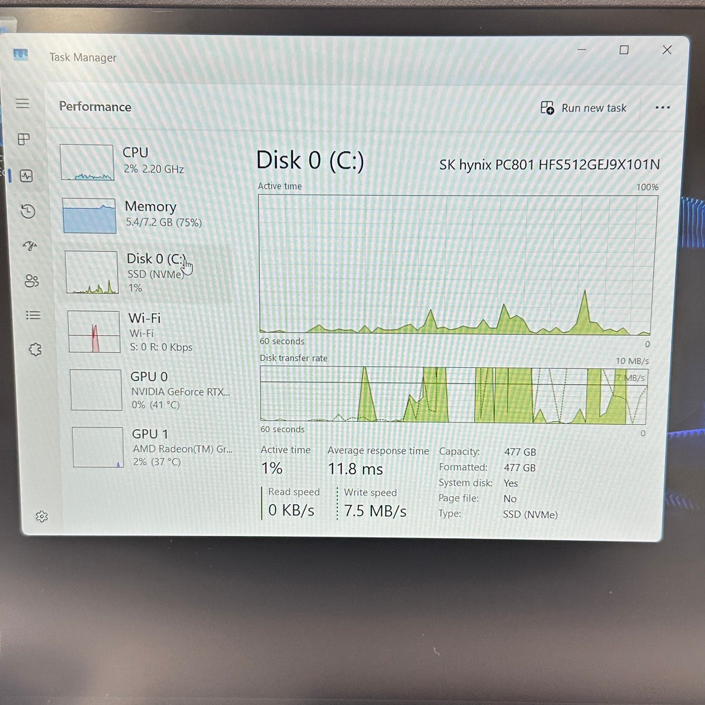 HP Victus 15-FB1013DX 845A2UA 15.6" Ryzen 5 7535HS 8GB RAM 512GB SSD RTX 2050