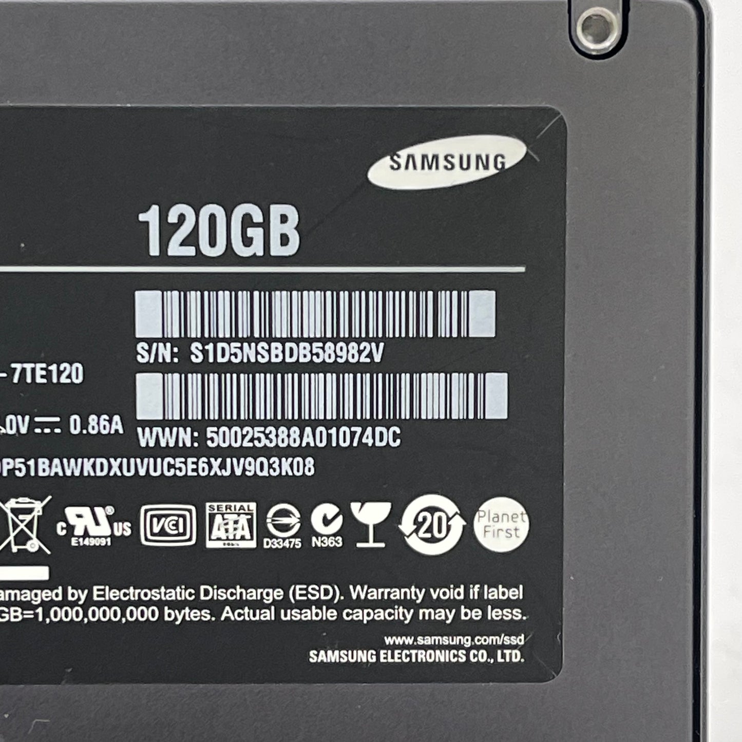 Samsung 2.5" 840 EVO 120GB SATA III 6Gbps SSD MZ-7TE120