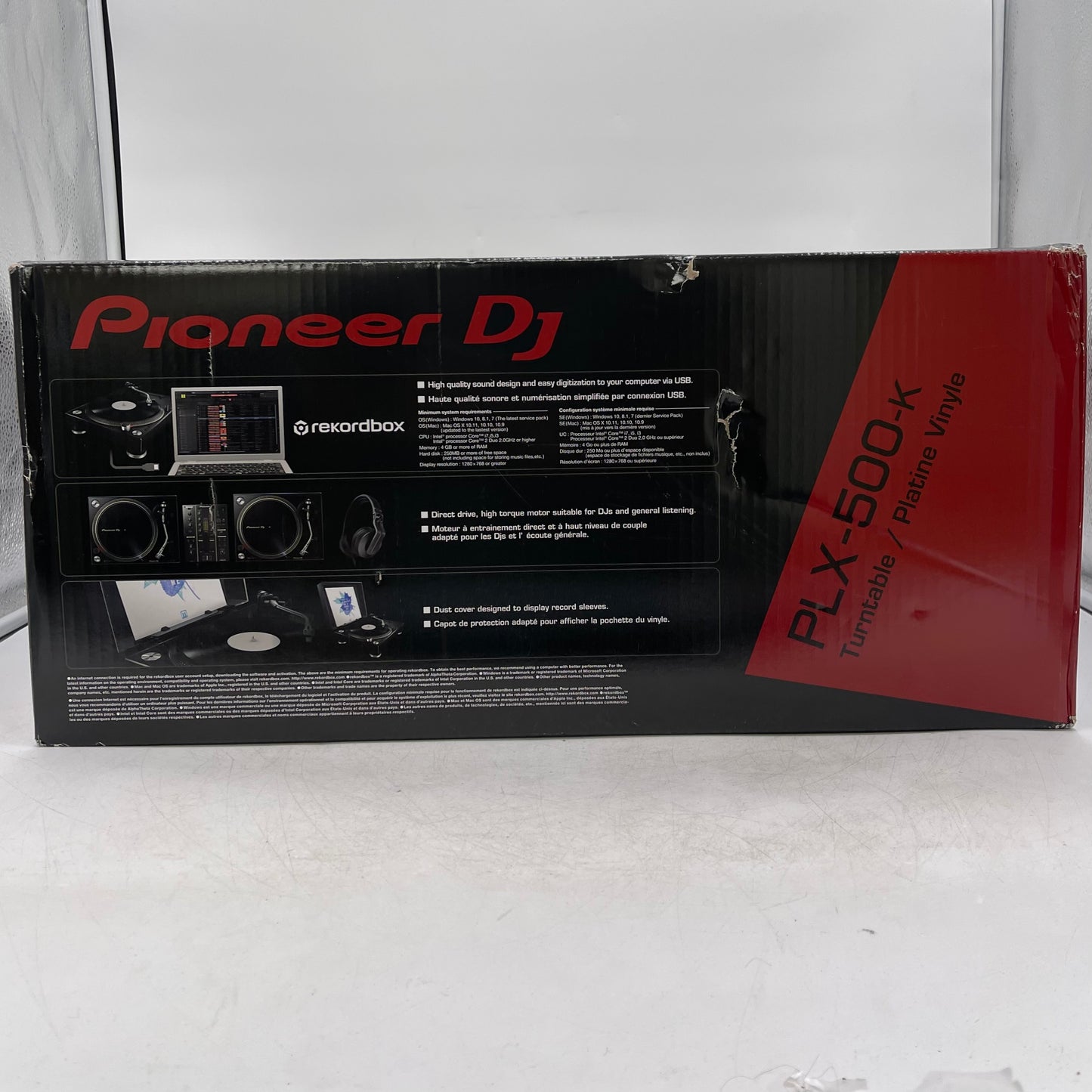 New Pioneer DJ PLX-500-K Turntable