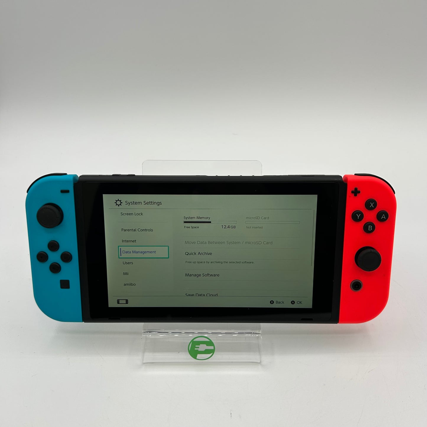Nintendo Switch v1 Video Game Console HAC-001 Blue/Red W/ Carrying Case