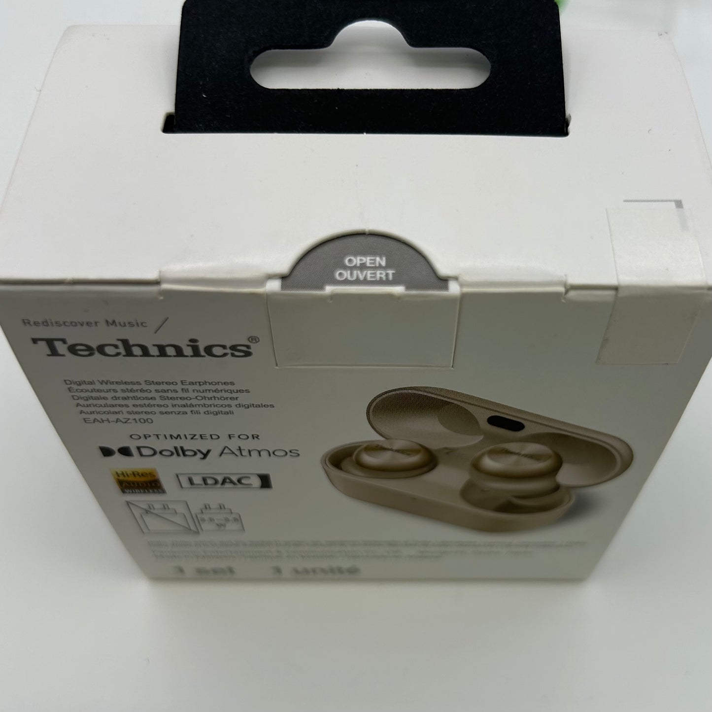 New Technics Digital Wireless Stereo Earphones Silver AZ100