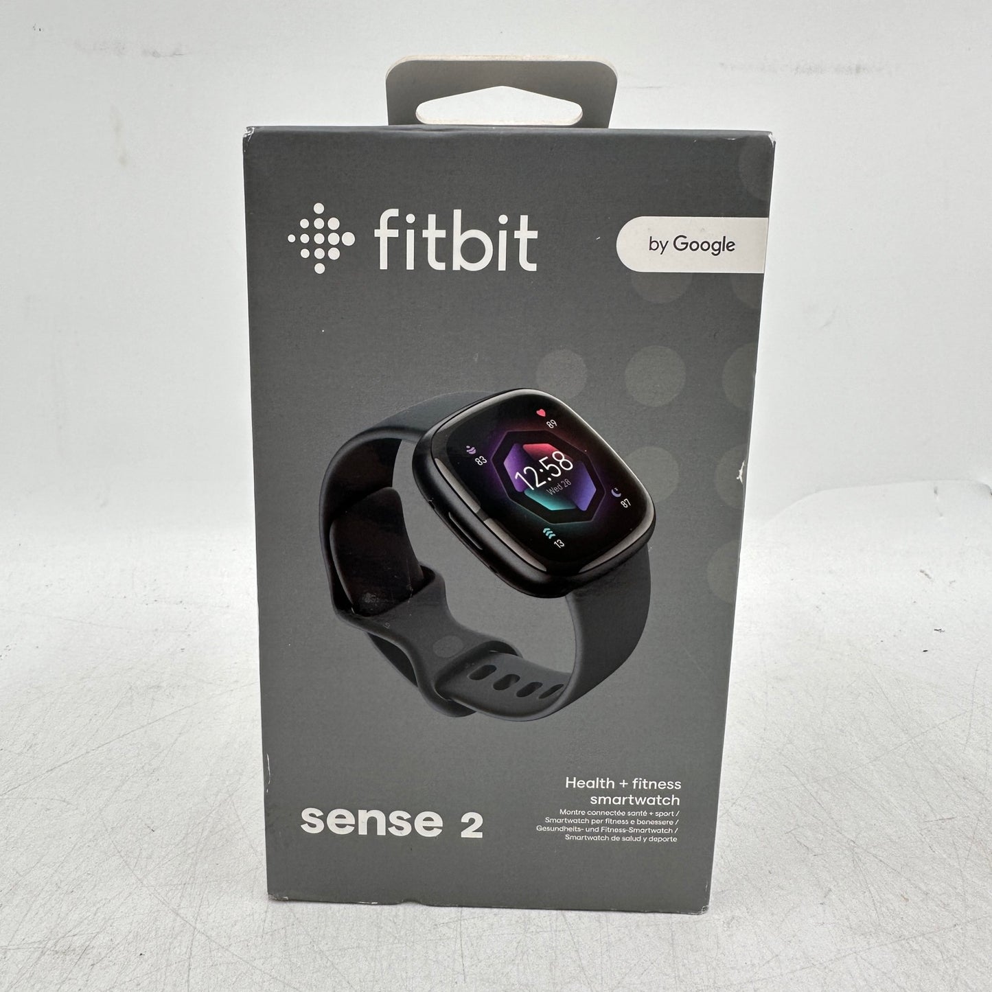 New Fitbit Sense 2 24mm Health & Fitness Smart Watch FB521BKGB-US