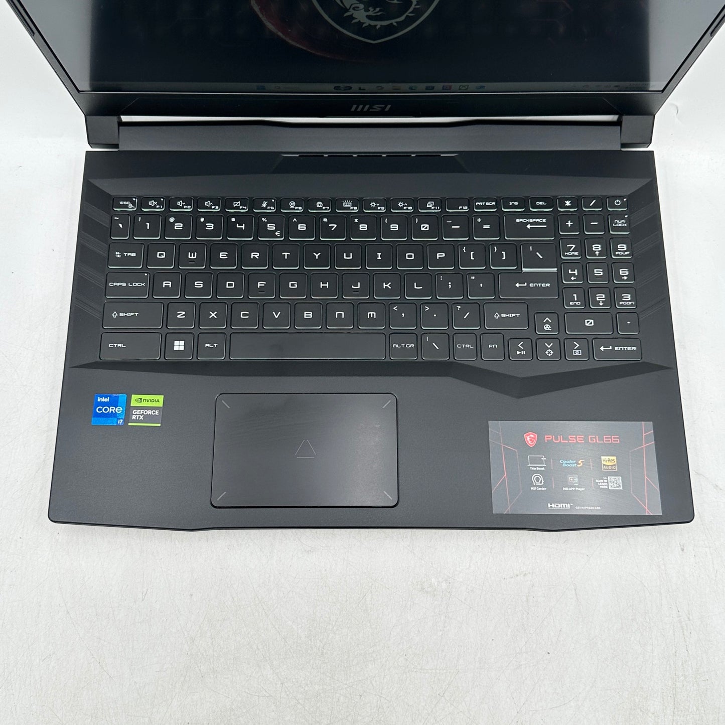MSI Pulse GL66 12UCK-468 15.6" i7-12650H 2.7GHz 32GB RAM 1TB SSD GeForce RTX3050