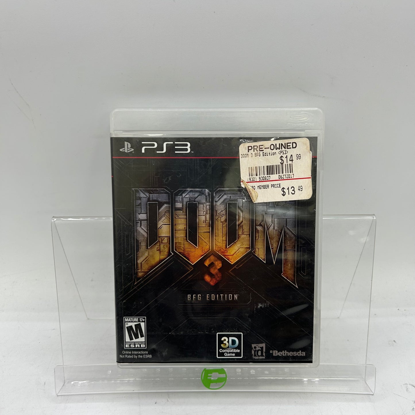 DOOM 3 BFG Edition (Sony PlayStation 3 PS3, 2012)