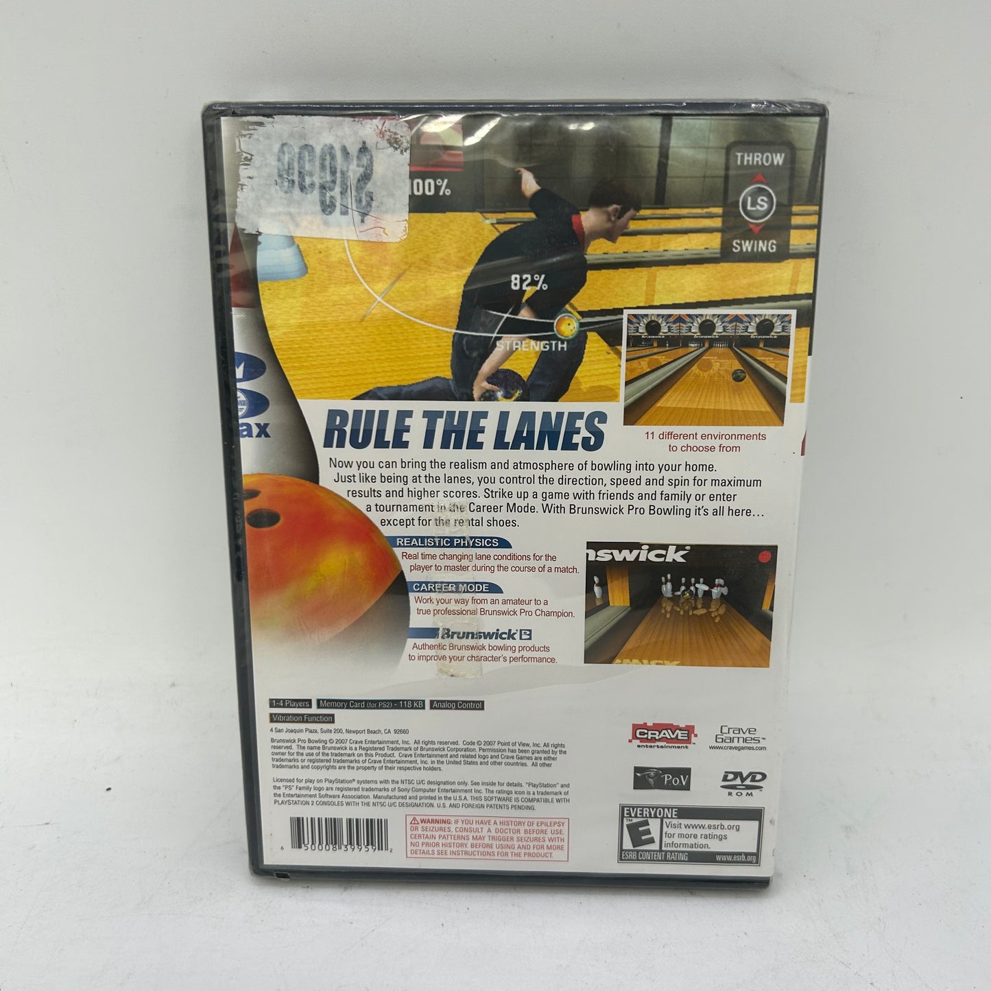 New Brunswick Pro Bowling (Sony PlayStation 2 PS2, 2007)