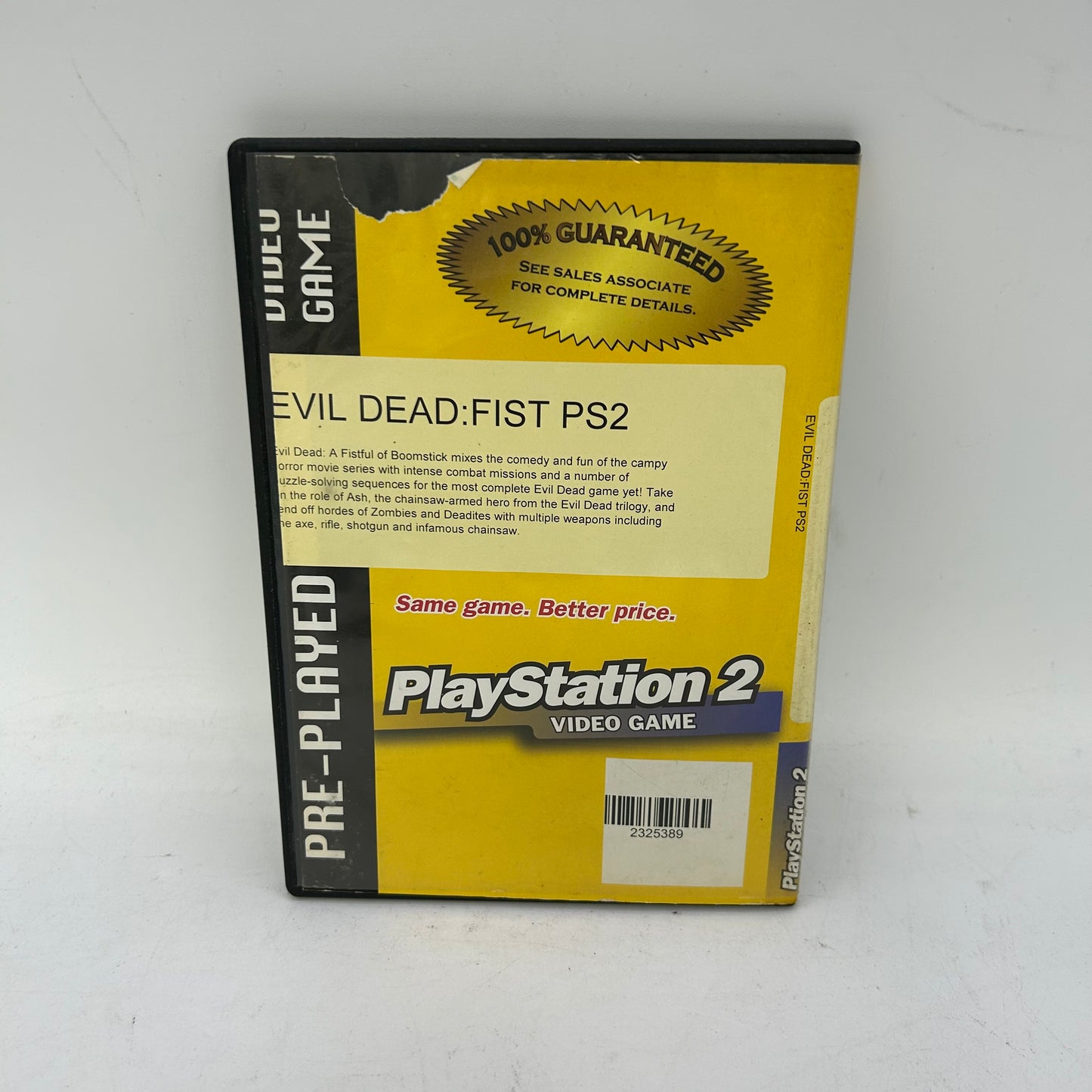 Evil Dead A Fistful Of Boomstick (Sony PlayStation 2 PS2, 2003)