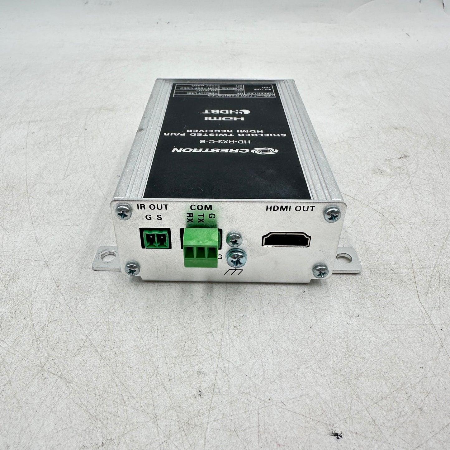Creston HD-RX3-C-B Shielded Twisted Pair HDMI Receiver 6506329