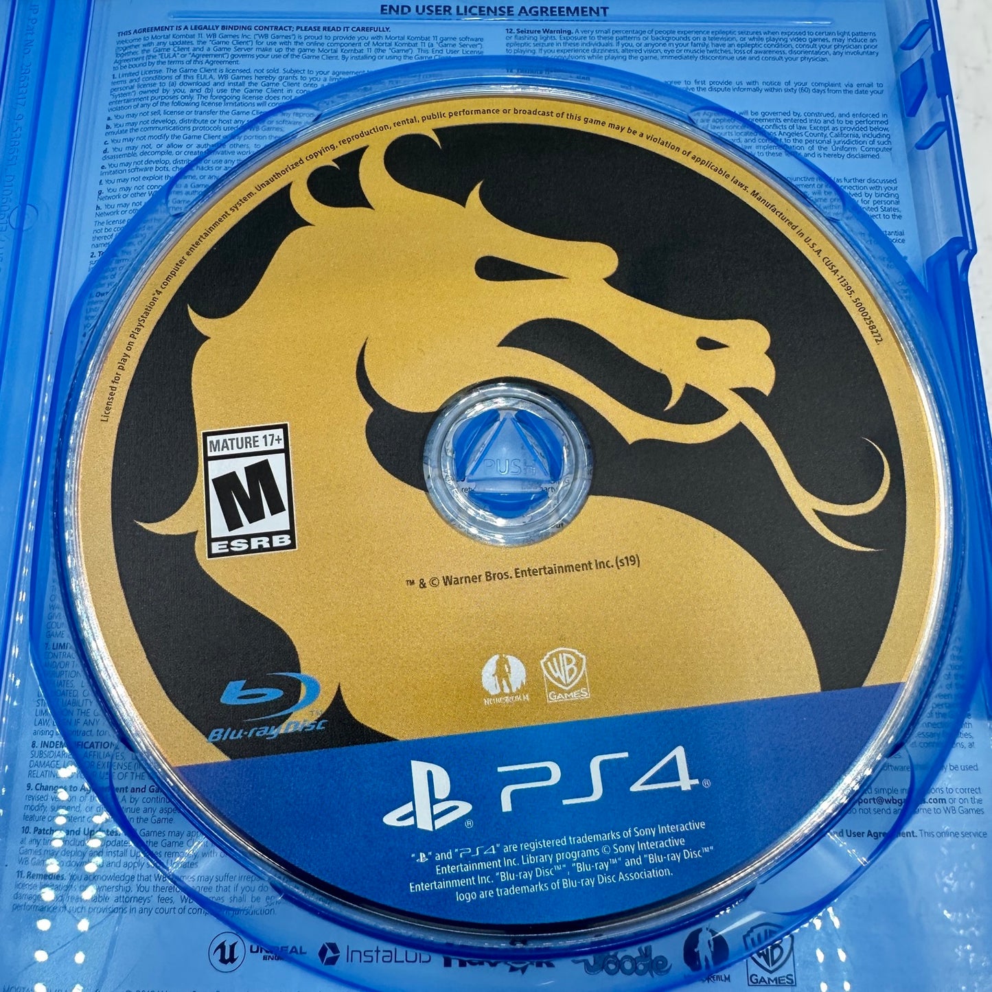 Mortal Kombat 11 (Sony PlayStation 4 PS4, 2019)