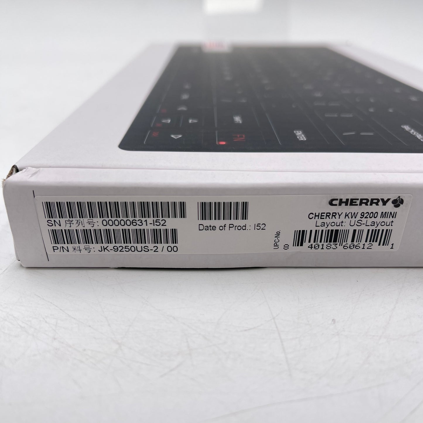 New Cherry KW 9200 Mini Wireless Slim Keyboard JK-9250US-2