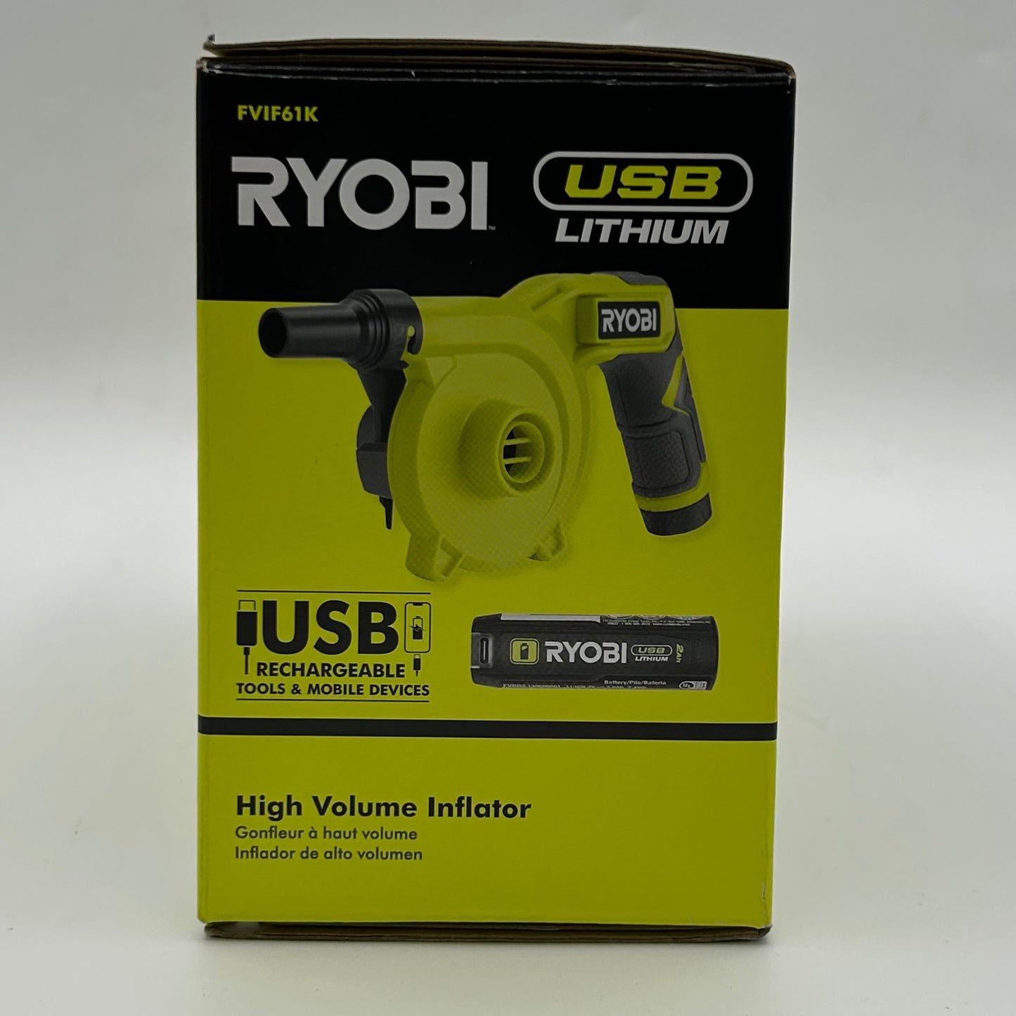 New Ryobi FVIF61K Compact Hard Surface Blower