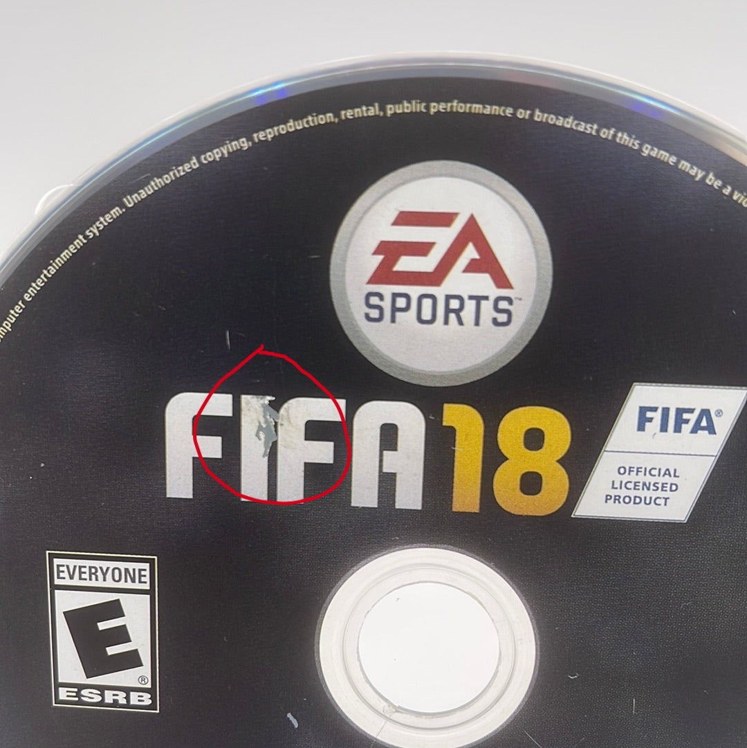 Acceptable FIFA 18 (Sony PlayStation 4 PS4, 2017) Disc Only