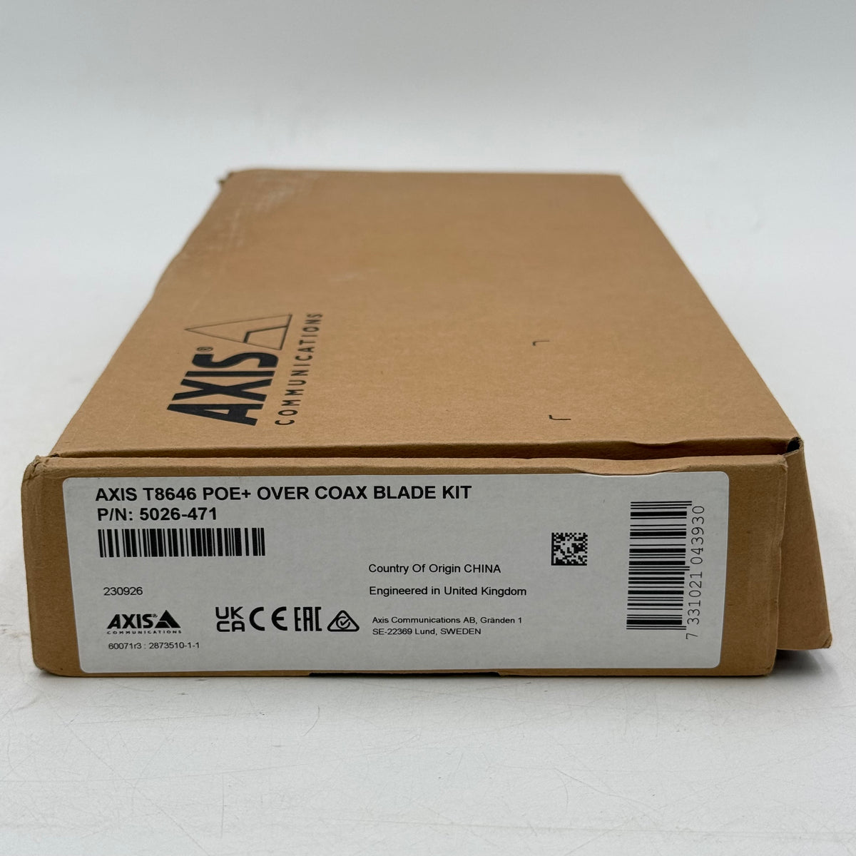 New Axis T8646 PoE+ Over Coax Blade Kit 5026-471