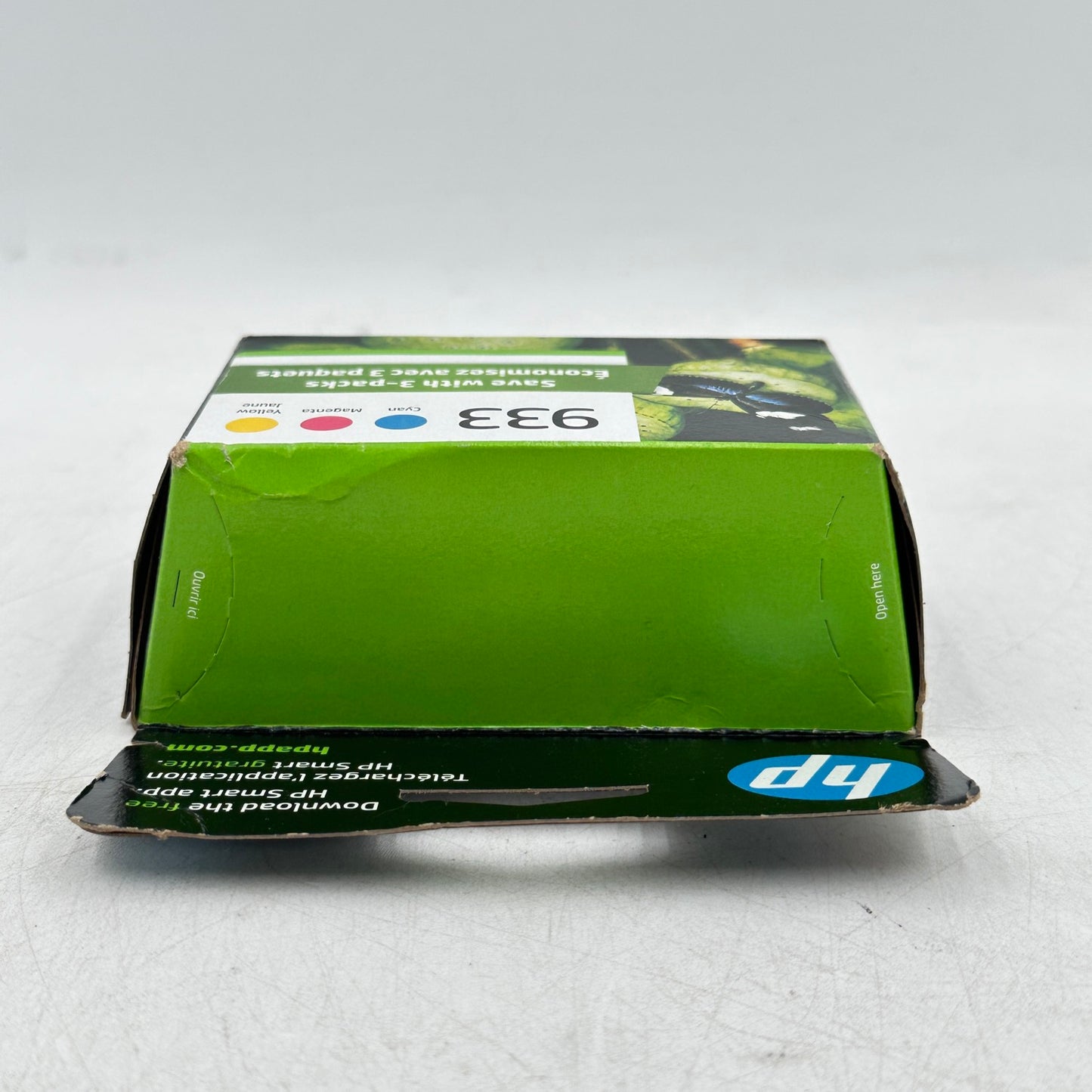 New HP 933 3-Pack N9H56FN Tri-color Ink Cartridge