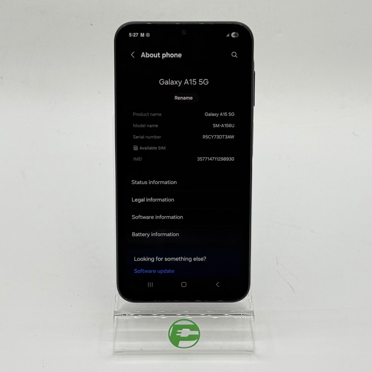 T-Mobile Samsung Galaxy A15 5G 4GB RAM 64GB SM-A156U Blue Black