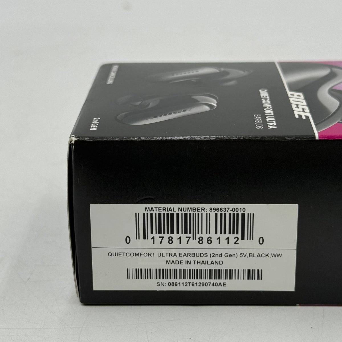 New Bose QuietComfort Ultra QC Ultra Earbuds 2nd Gen Bluetooth Earbuds Black