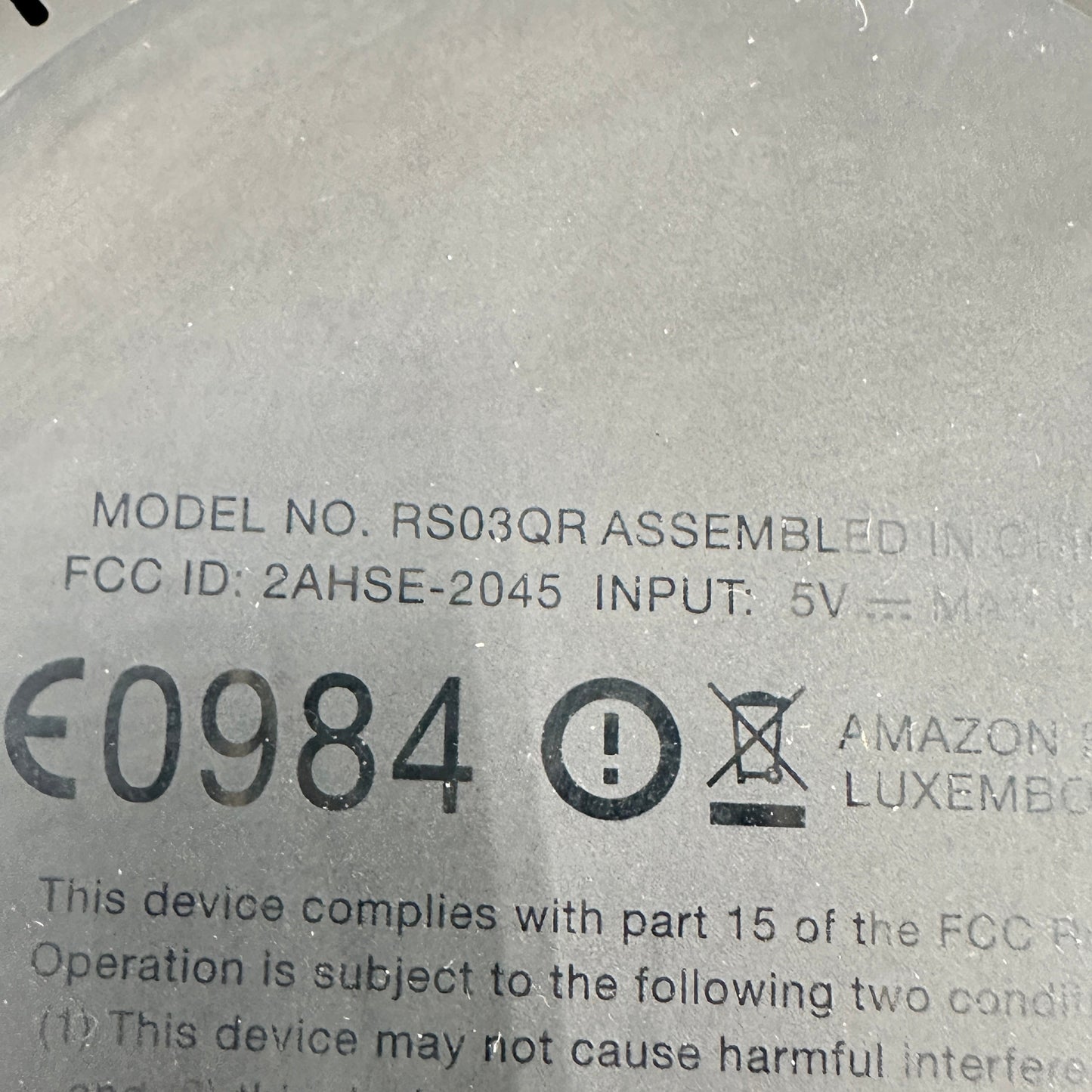Amazon Echo Dot 2nd Gen Smart Speaker RS03QR Black