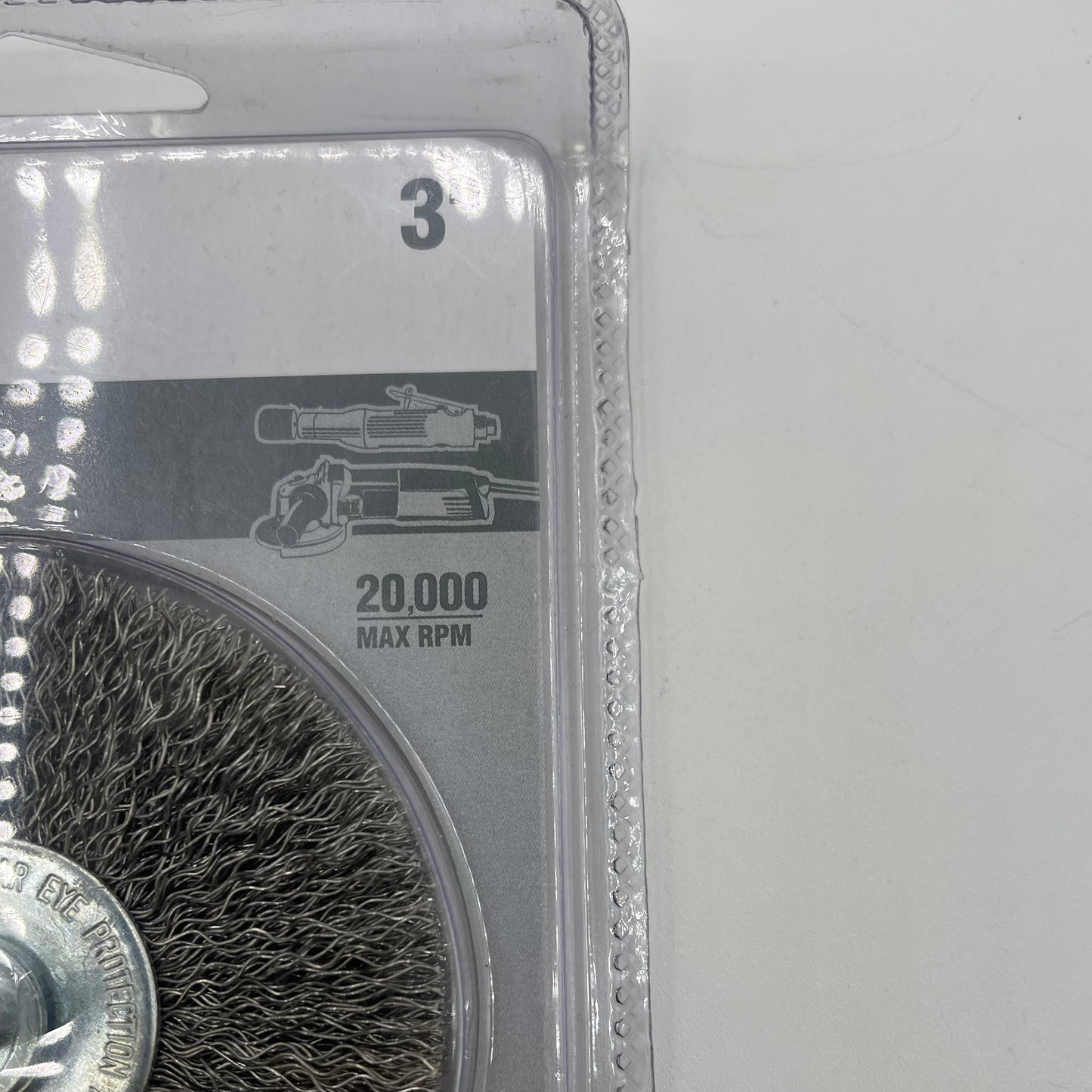 New Norton 3" Wire Wheel Brush 39048