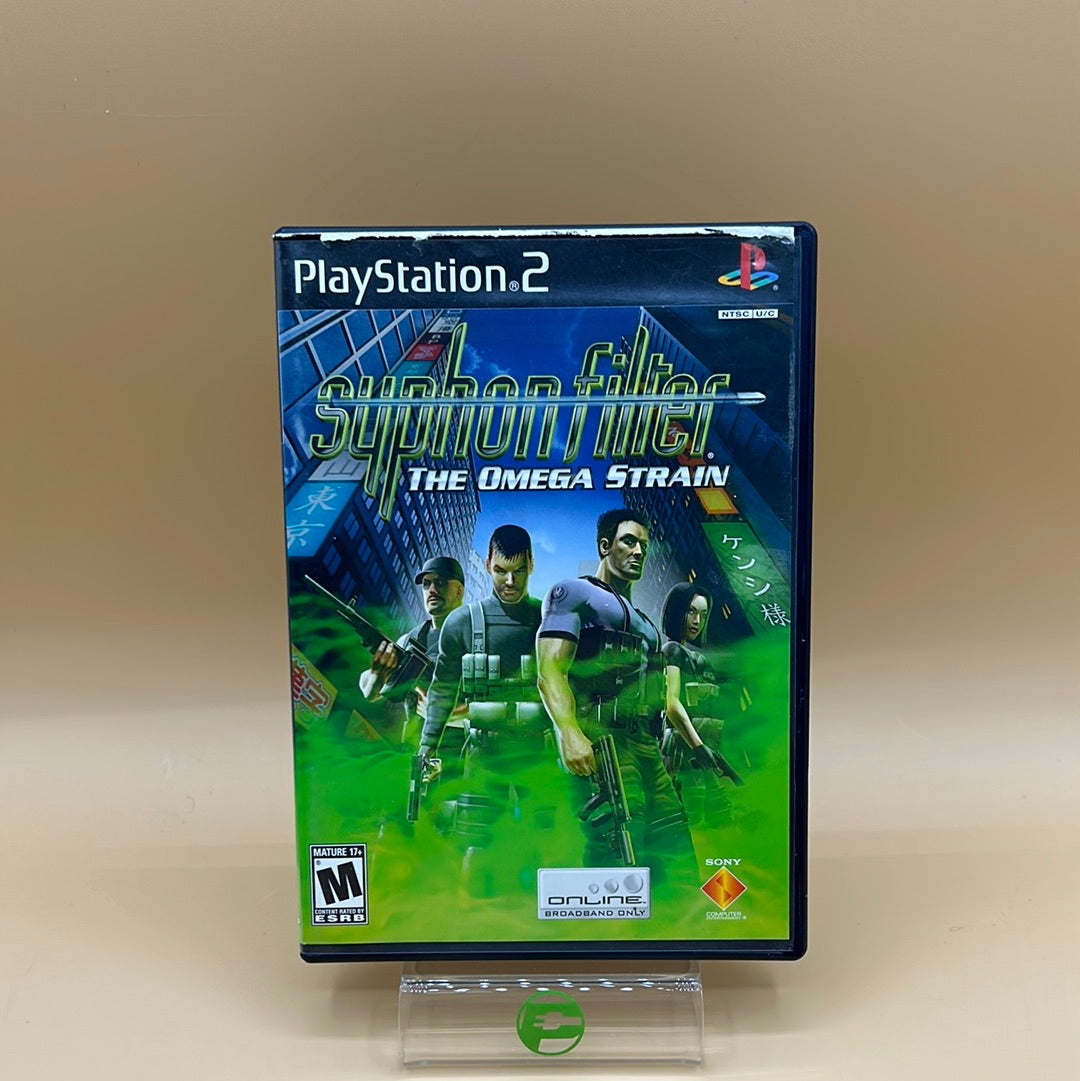 Syphon Filter Omega Strain (Sony PlayStation 2 PS2, 2004)