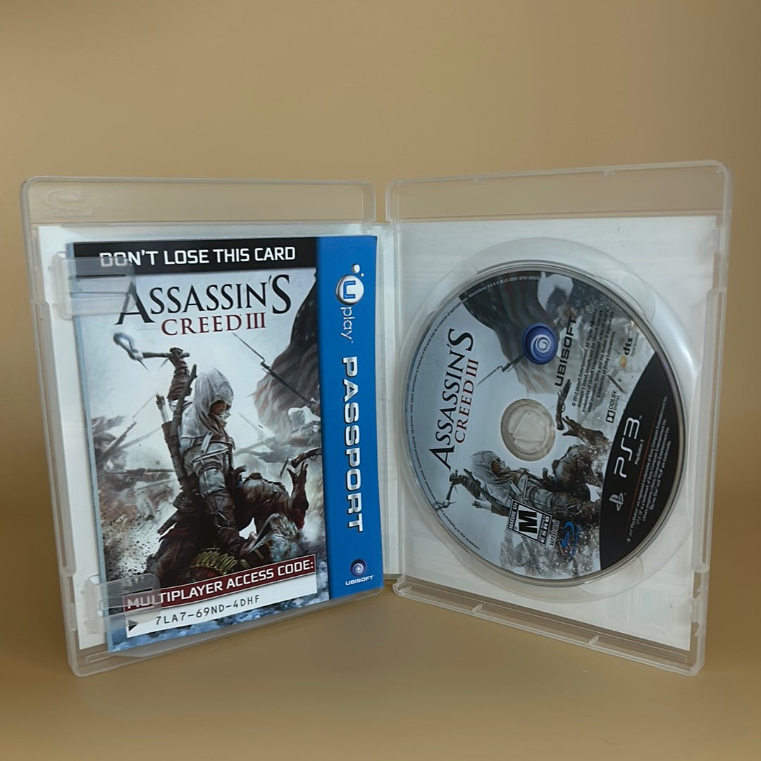 Good Assassin's Creed III (Sony PlayStation 3 PS3, 2012)