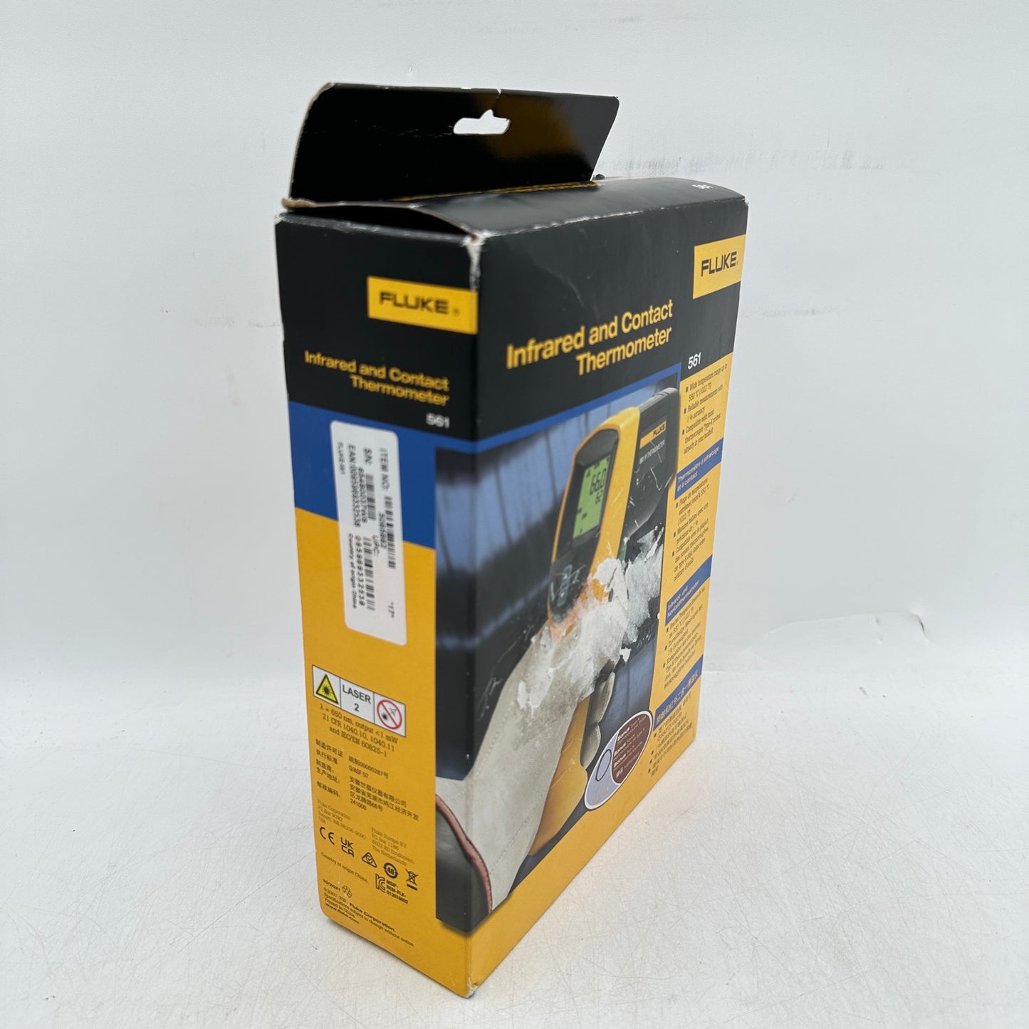 New Fluke 5065882 1.5 V 561 Infrared and Contact Thermometer