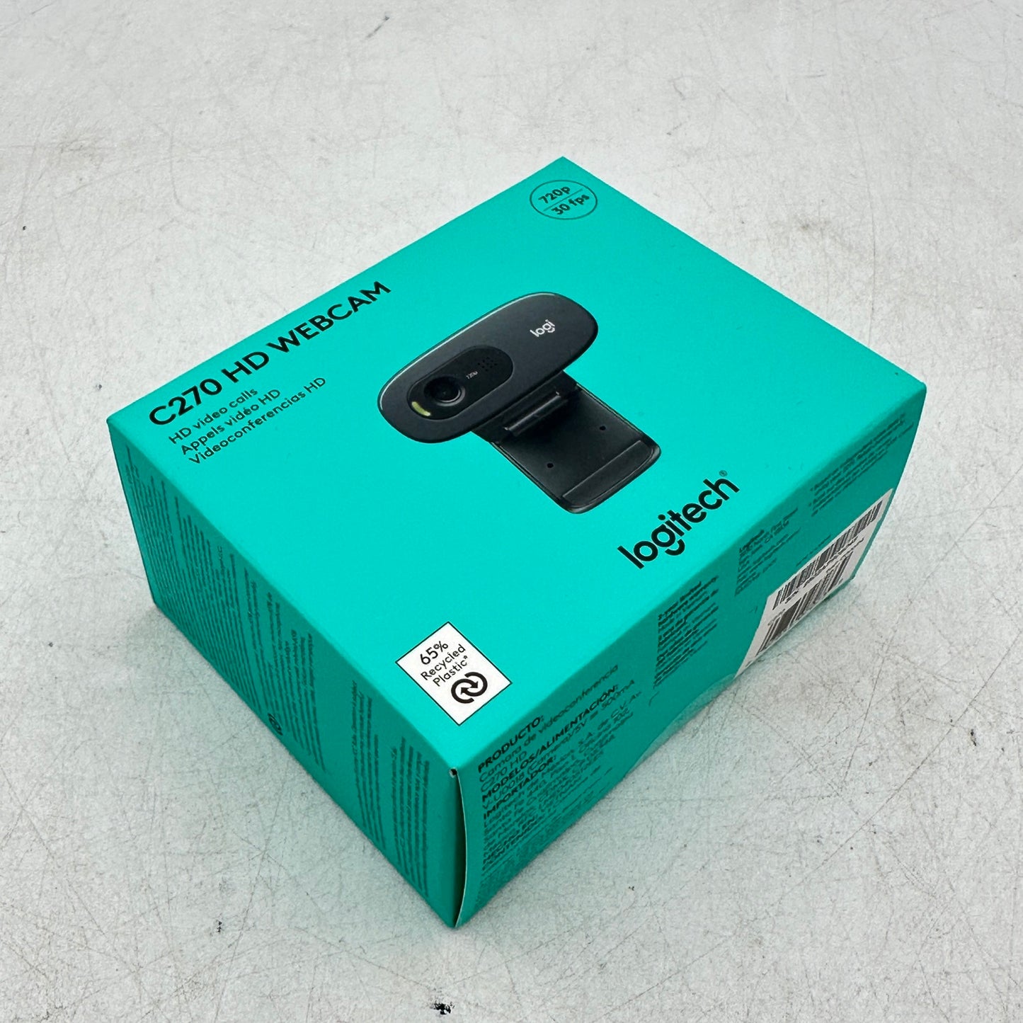 New Logitech C270 HD Webcam 960-000694