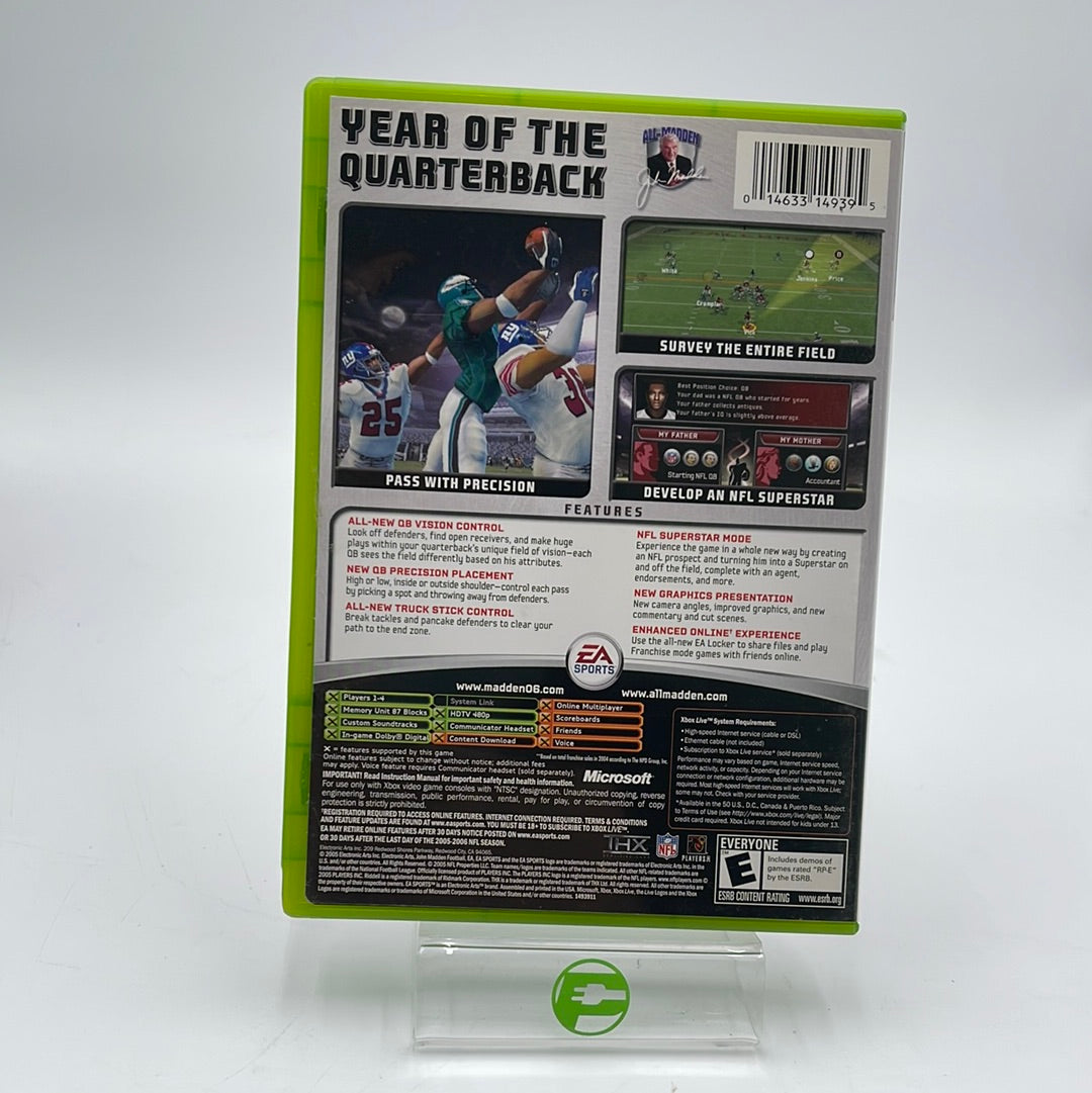 Madden 2006 (Microsoft Xbox, 2005)