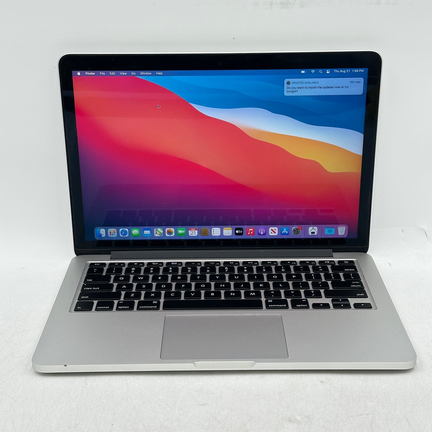 2013 Apple MacBook Pro 13.3" i5-4288U 2.6GHz 8GB RAM 512GB SSD Silver A1502 READ
