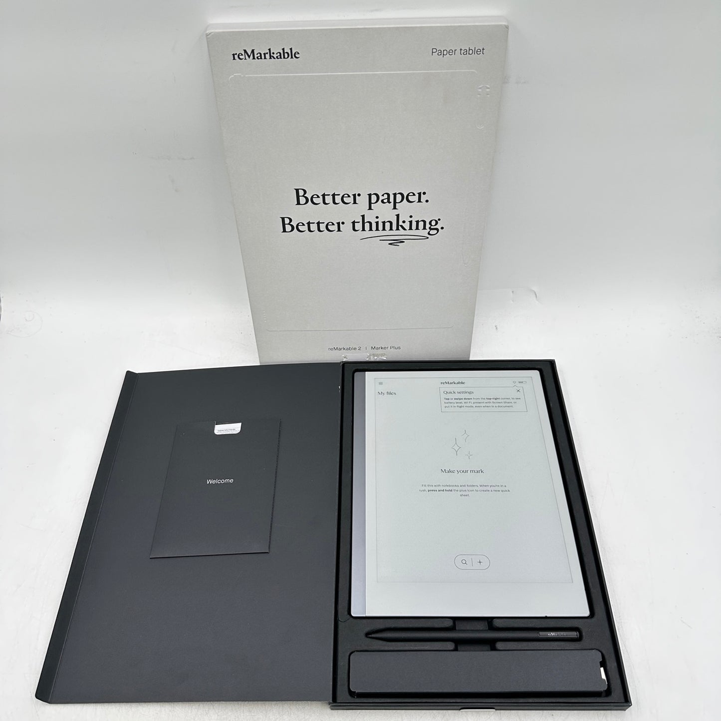 reMarkable 2 Paper Tablet RM113 w/ Marker Plus