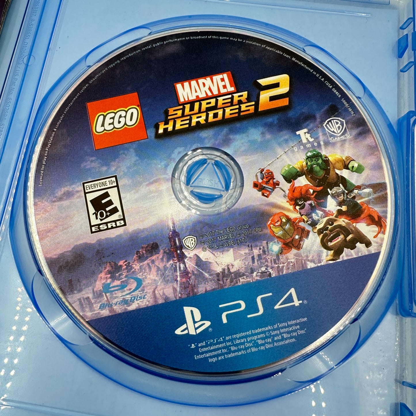 Lot of 2 Sony PlayStation 4 PS4 Games GTA5 Lego Marvel Super Heroes 2