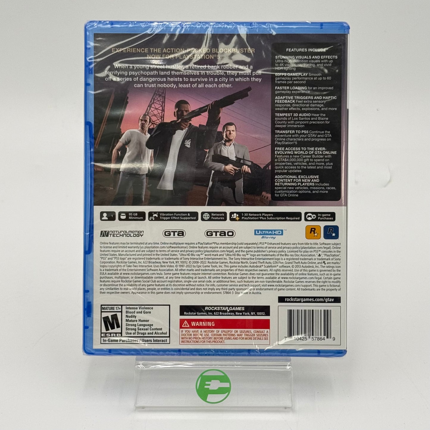 New Grand Theft Auto V (PlayStation 5 PS5, 2022)