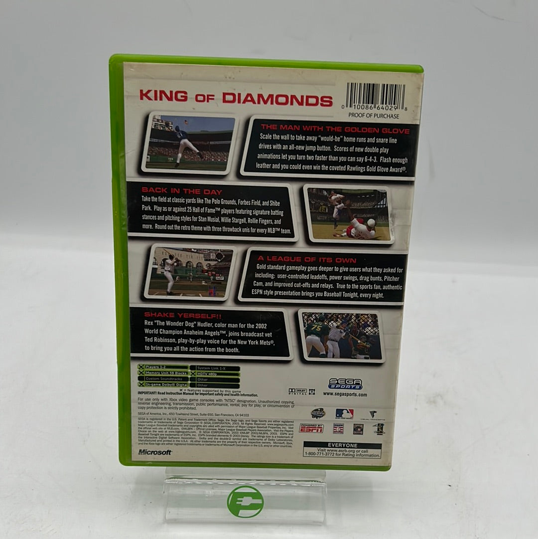 World Series Baseball 2K3 (Microsoft Xbox, 2003)