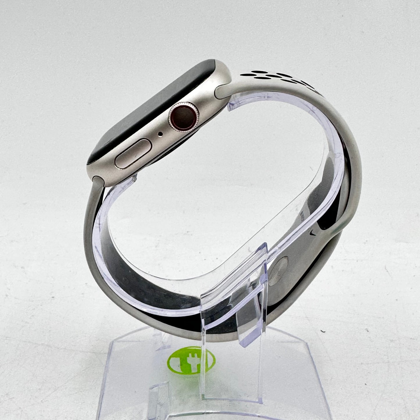 Factory Unlocked Apple Watch Nike Series 7 45MM Starlight Aluminum + Extras READ