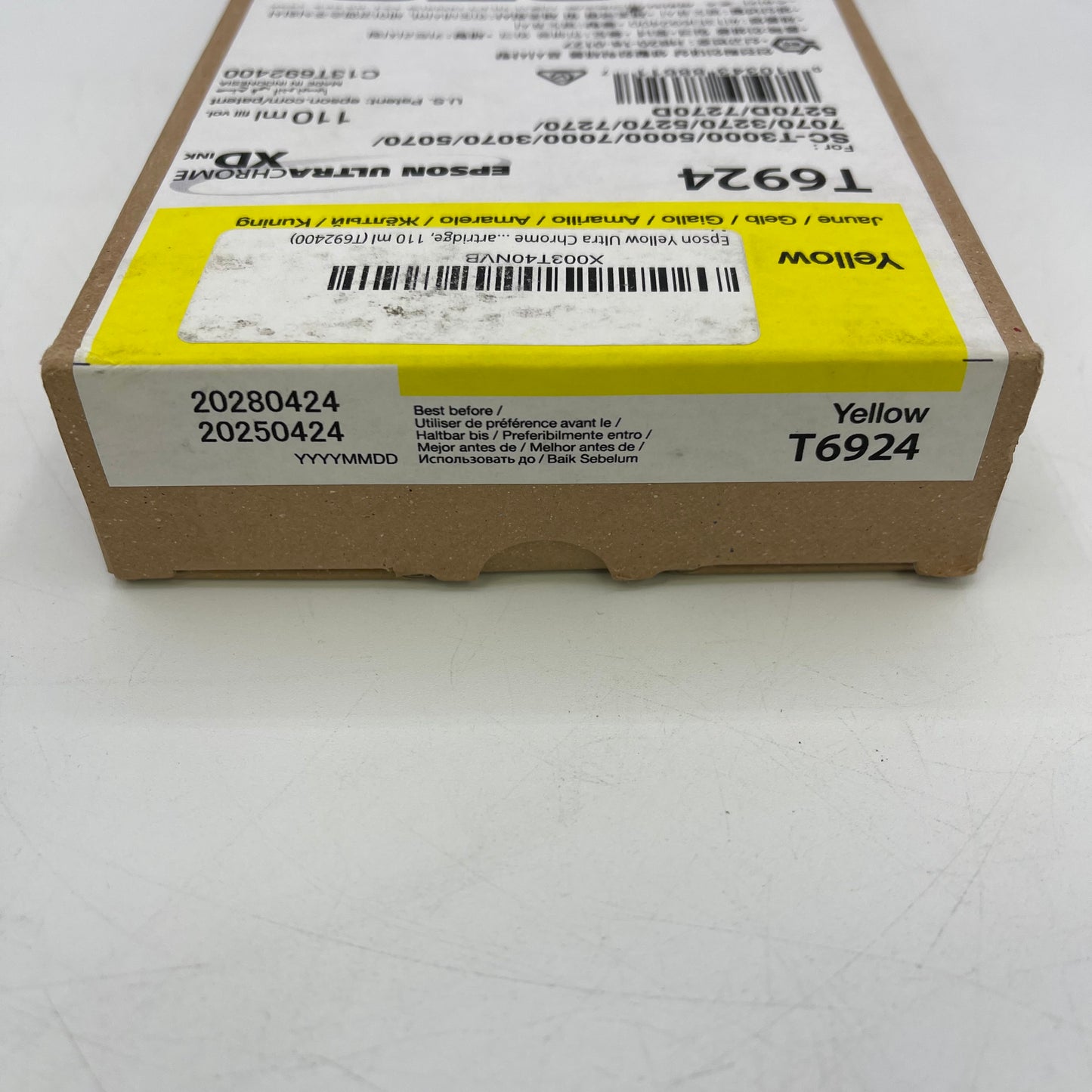 New Epson Ultra Chrome XD Ink T6924 Yellow Ink Cartridge