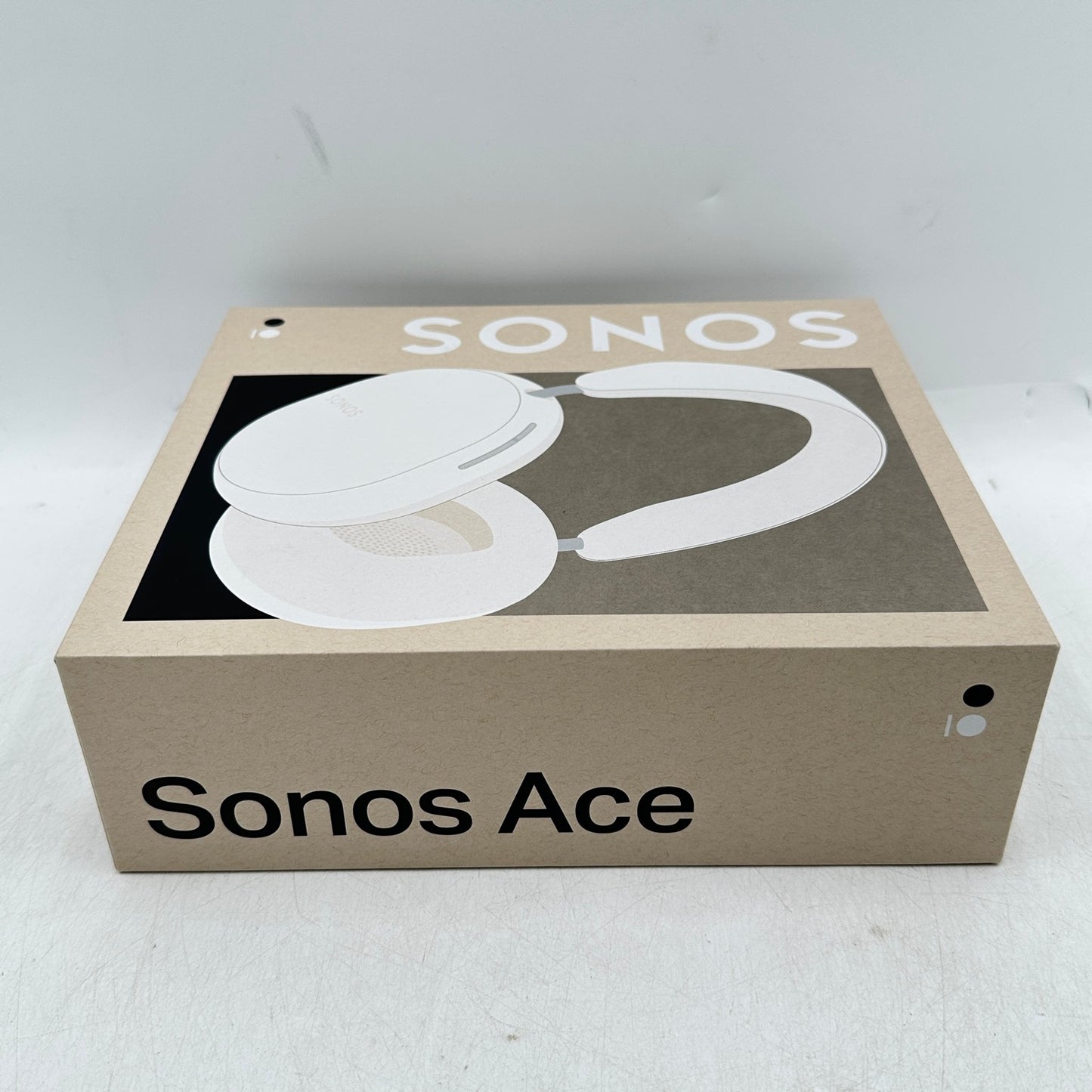 New Sonos Ace Noise-Cancelling Wireless Over-Ear Headphones White ACEG1US1