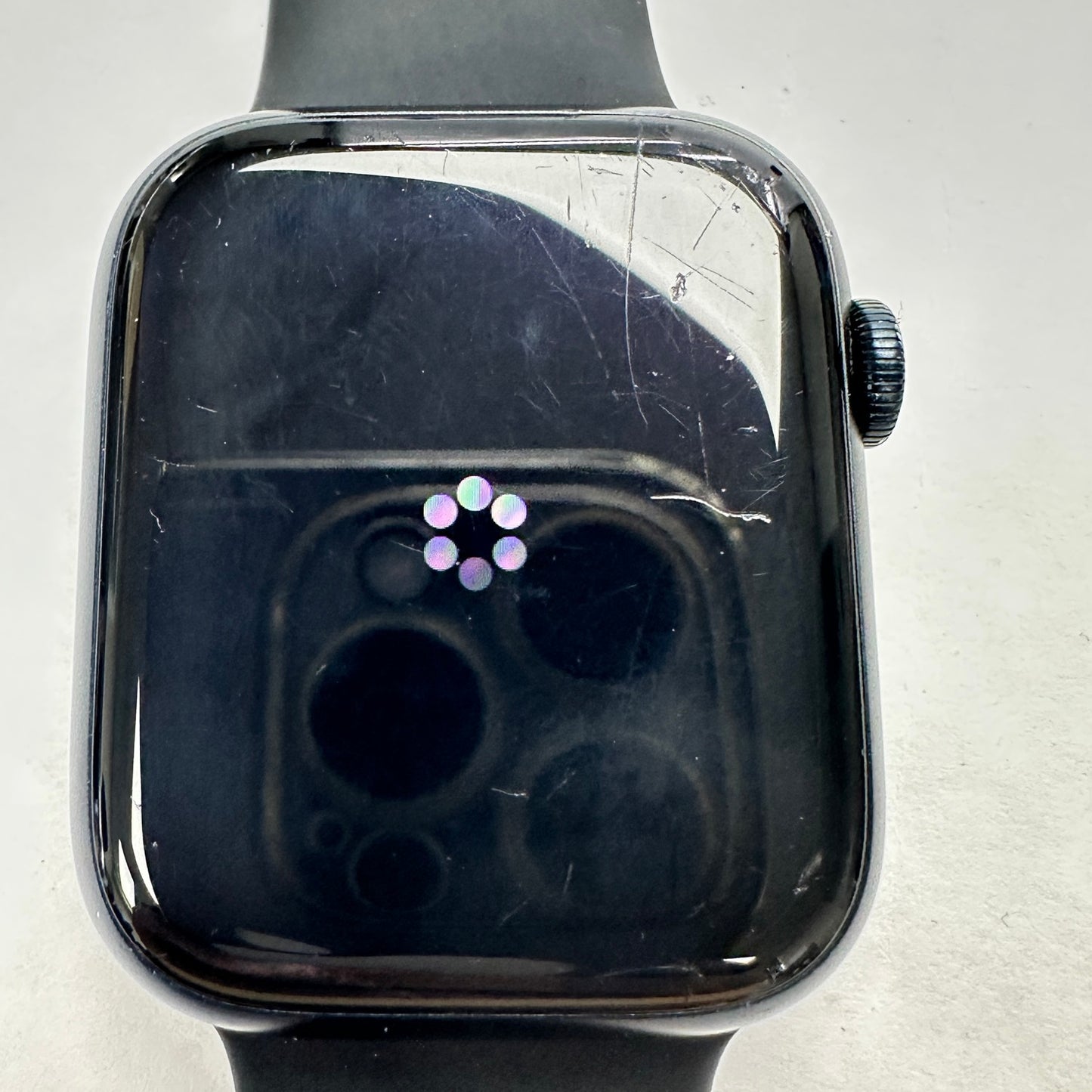 Unlocked Apple Watch Series 7 45MM Midnight Aluminum Black Sport Band MKMF3LL/A